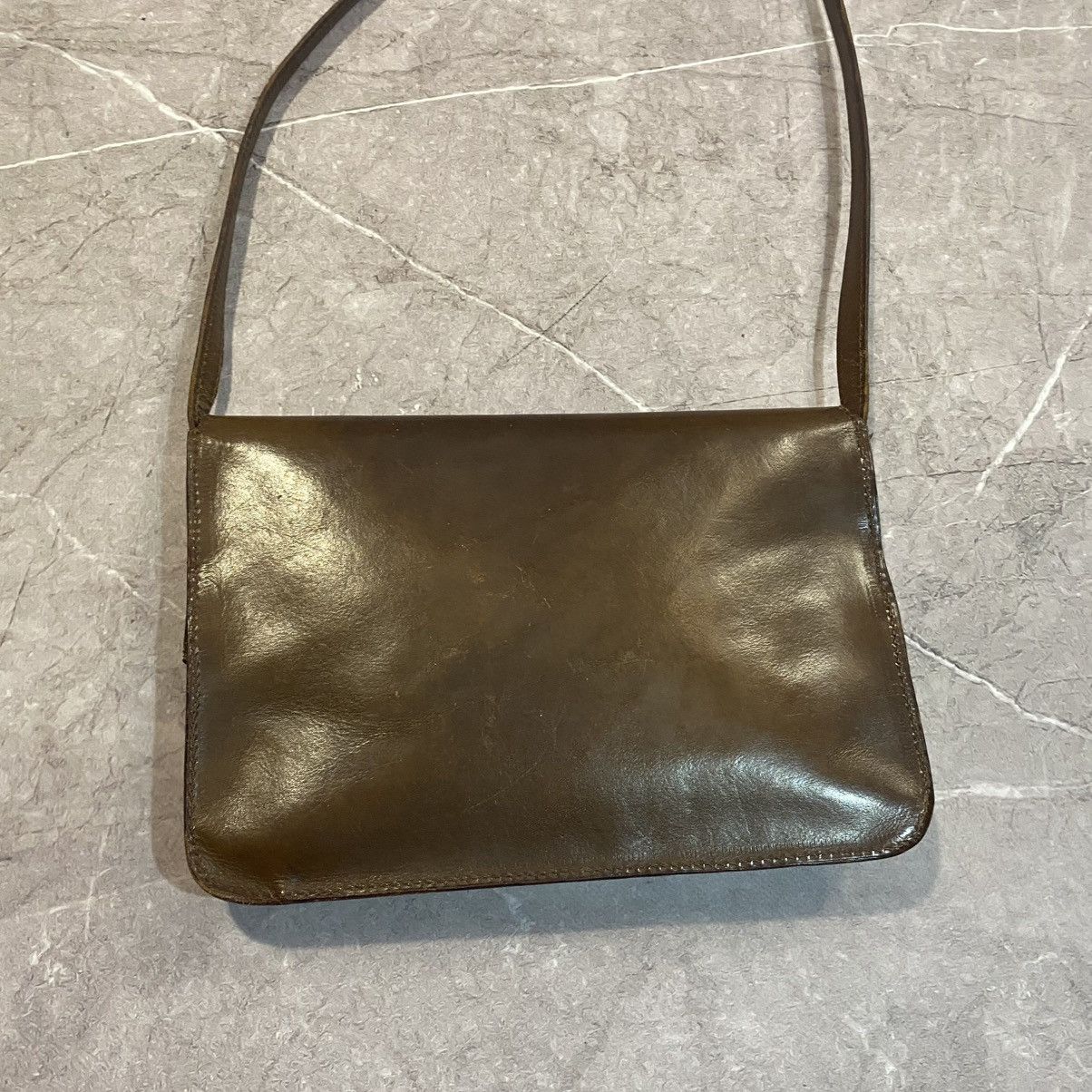 Gucci × Vintage RARE ! VINTAGE GUCCI LEATHER CROSSBODY BAGS 70s Size ONE SIZE - 17 Thumbnail