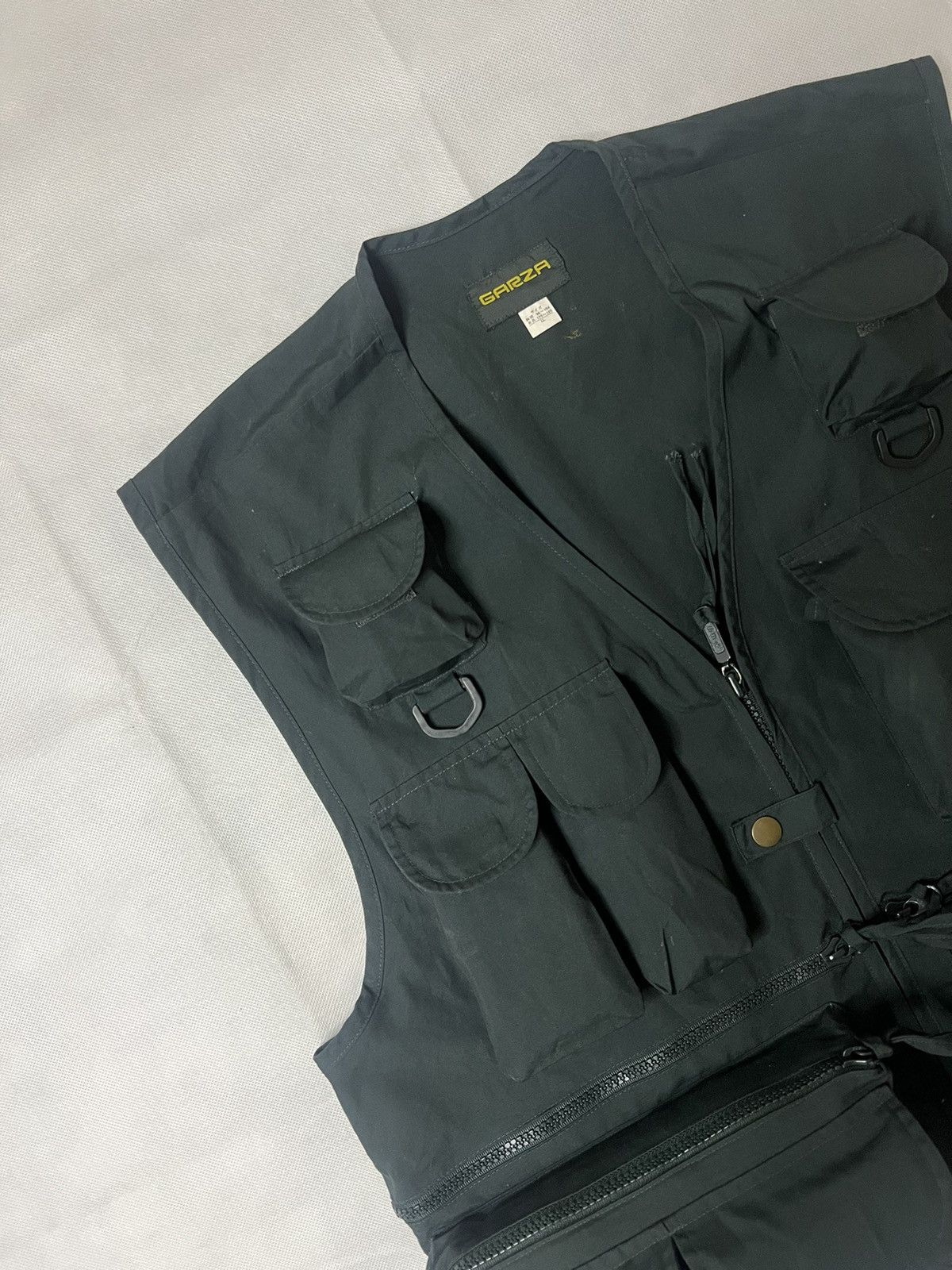 Japanese Brand Vintage Garza Tactical Multi Pocket Vest Fishing Outdoor Size US XL / EU 56 / 4 - 9 Thumbnail