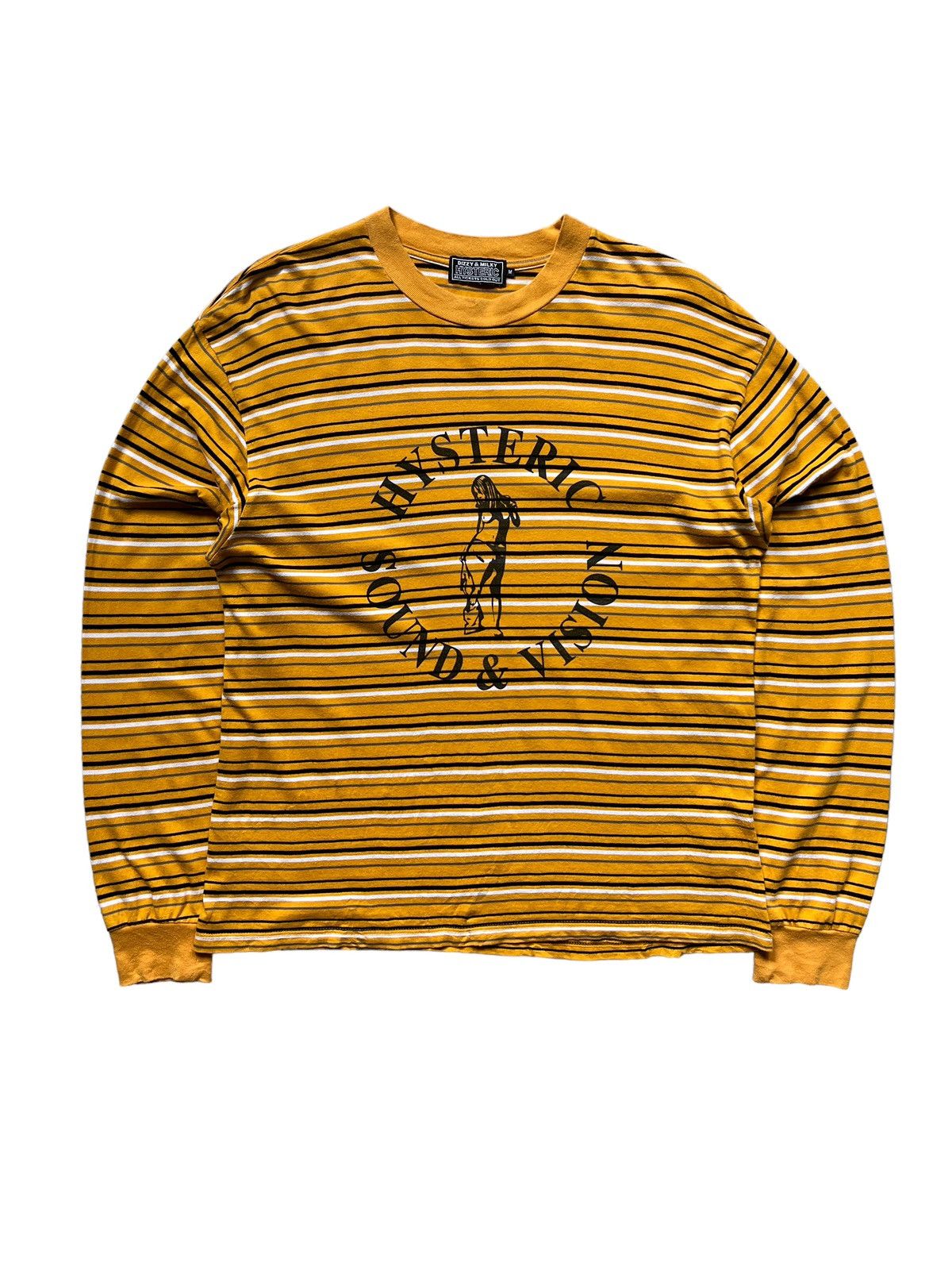 Hysteric Glamour Hysteric Glamour ‘Sound & Vision” Stripes Longsleeve Shirt Size US L / EU 52-54 / 3 - 1 Thumbnail
