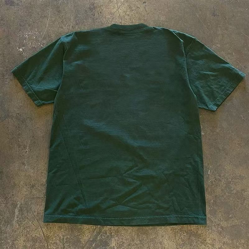 Japanese Brand × Vintage Green vintage sunflower pattern cotton tee Size US L / EU 52-54 / 3 - 2 Thumbnail