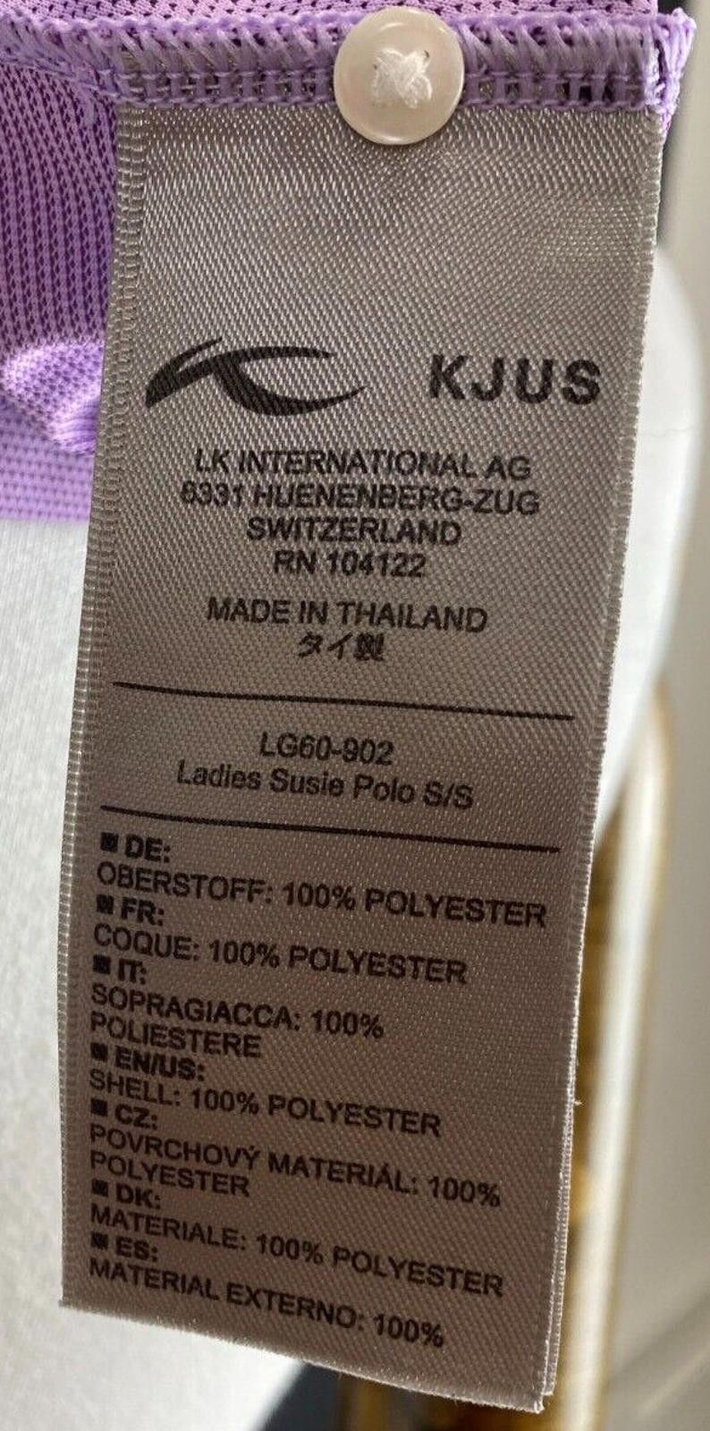 KJUS KJUS Susie Polo Purple Short Sleeve Polo Shirt Size 40 / L Size M / US 6-8 / IT 42-44 - 11 Thumbnail