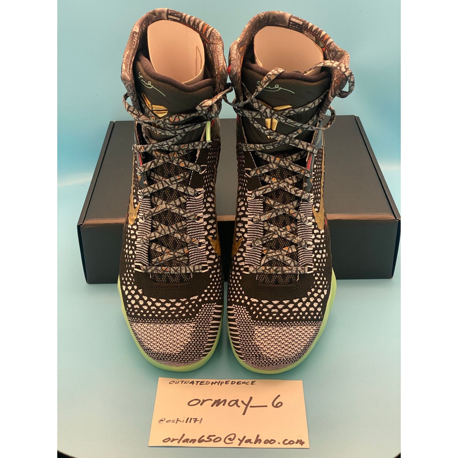 Nike Nike Kobe 9 Elite 2014 NOLA Gumbo League Maestro m8.5 w10 Size US 8.5 / EU 41-42 - 8 Thumbnail