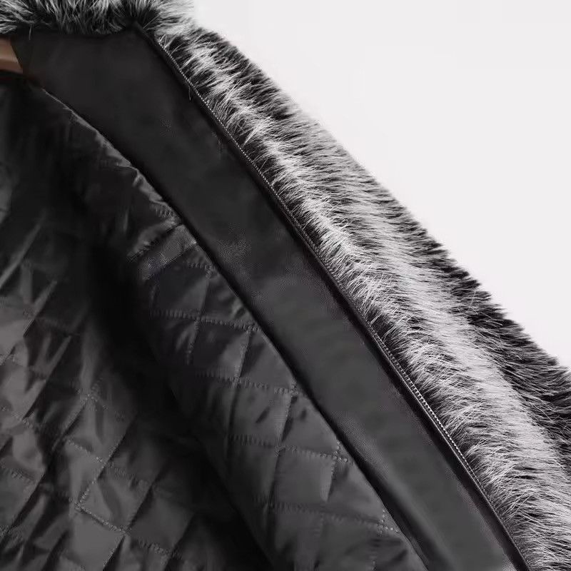 Other Streetwear Faux Fur Warm Luxury Trendy Gray Jacket Coat Size US L / EU 52-54 / 3 - 11 Thumbnail