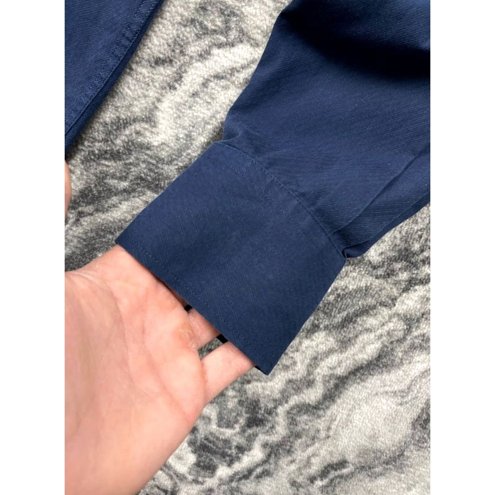 Yves Saint Laurent VINTAGE Saint Laurent Shirt Collared Long Sleeve Men M Blue Button Size US M / EU 48-50 / 2 - 5 Thumbnail
