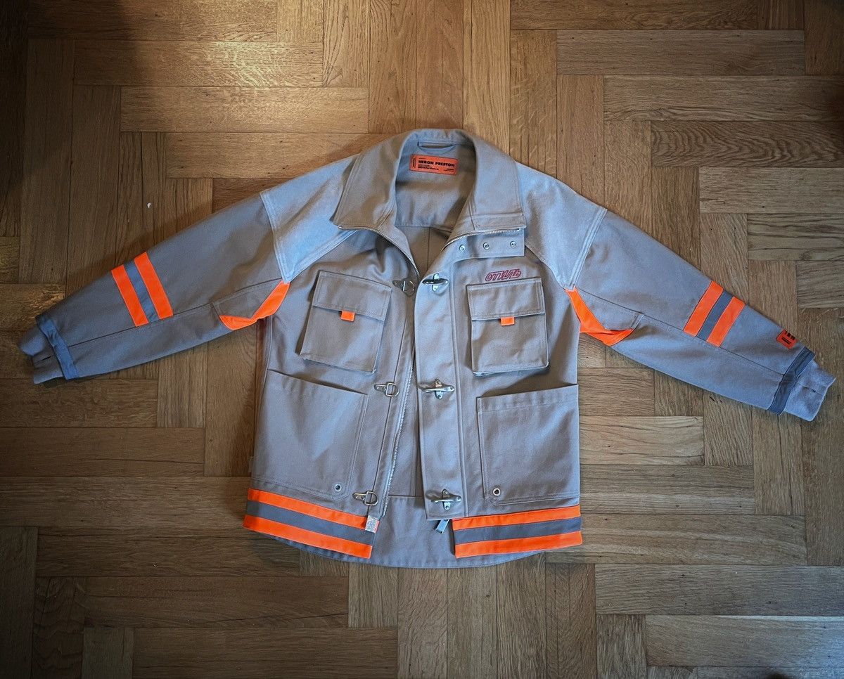 Heron Preston Heron Preston Canvas Fireman Jacket Size US M / EU 48-50 / 2 - 1 Thumbnail