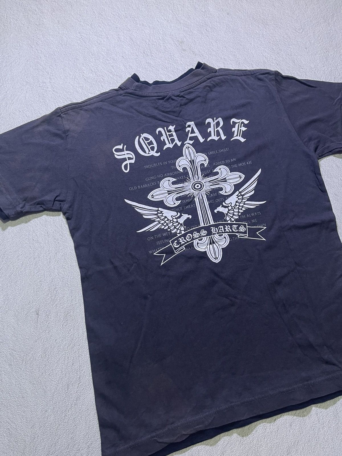 Japanese Brand VINTAGE Y2K SQHARE short sleeve tshirt Size US M / EU 48-50 / 2 - 2 Thumbnail