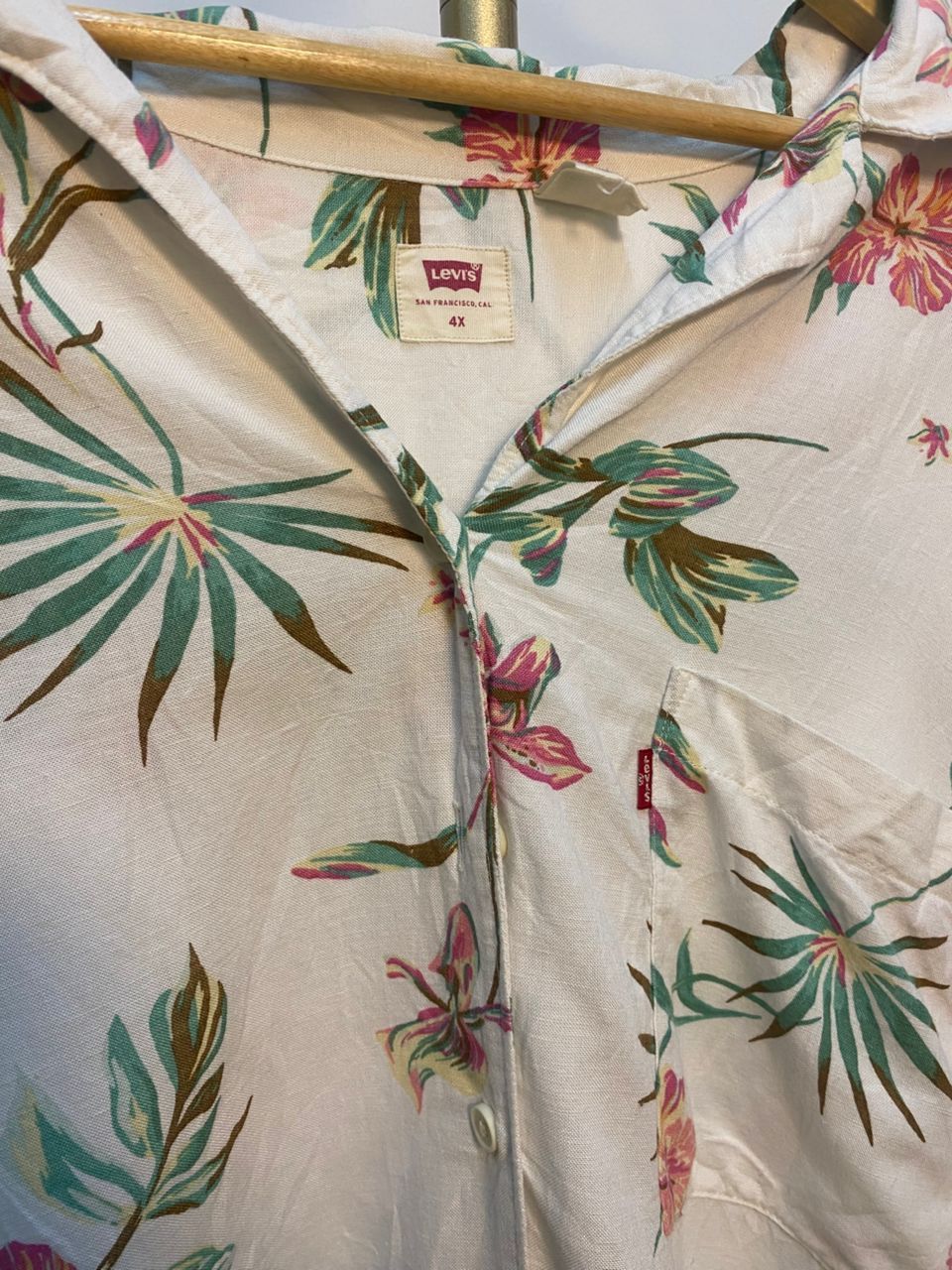 Levi's Short sleeve floral Size L / US 10 / IT 46 - 4 Thumbnail