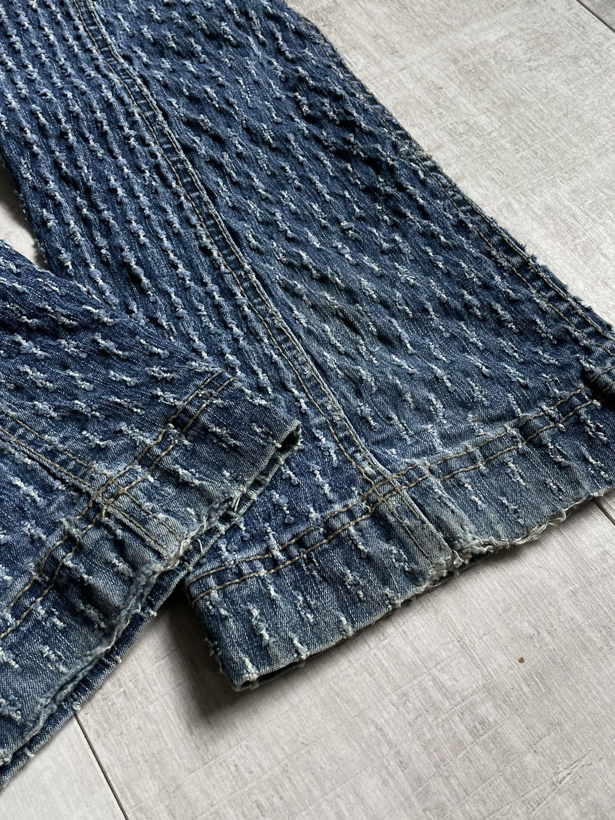 Ecko Unltd. Vintage 00’s Ecko Unltd Flare Y2K Denim Jeans Distressed Size 28" / US 6 / IT 42 - 7 Thumbnail