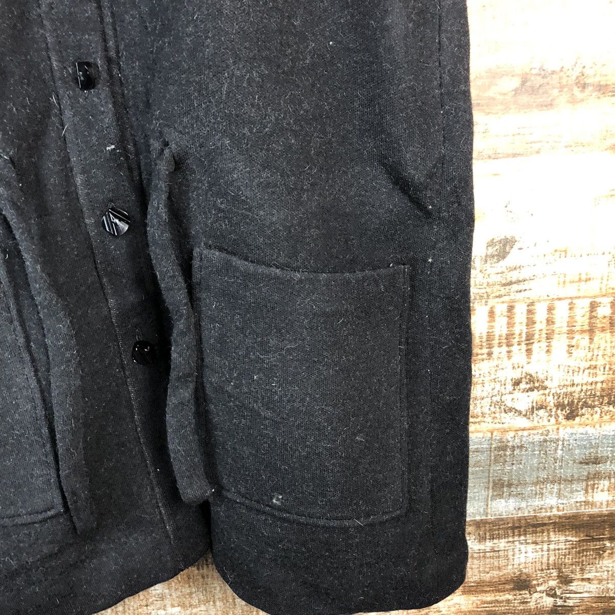 Homespun Knitwear × Japanese Brand Japanese Brand Black Vest #968 Size L / US 10 / IT 46 - 7 Thumbnail