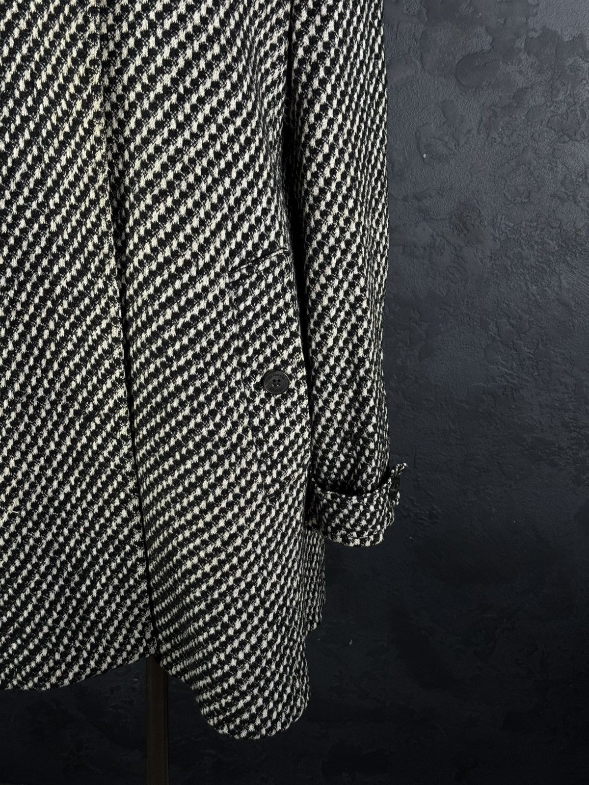 Burberry Prorsum Burberry Prorsum Women’s Wool Coat Houndstooth Size M / US 6-8 / IT 42-44 - 10 Thumbnail