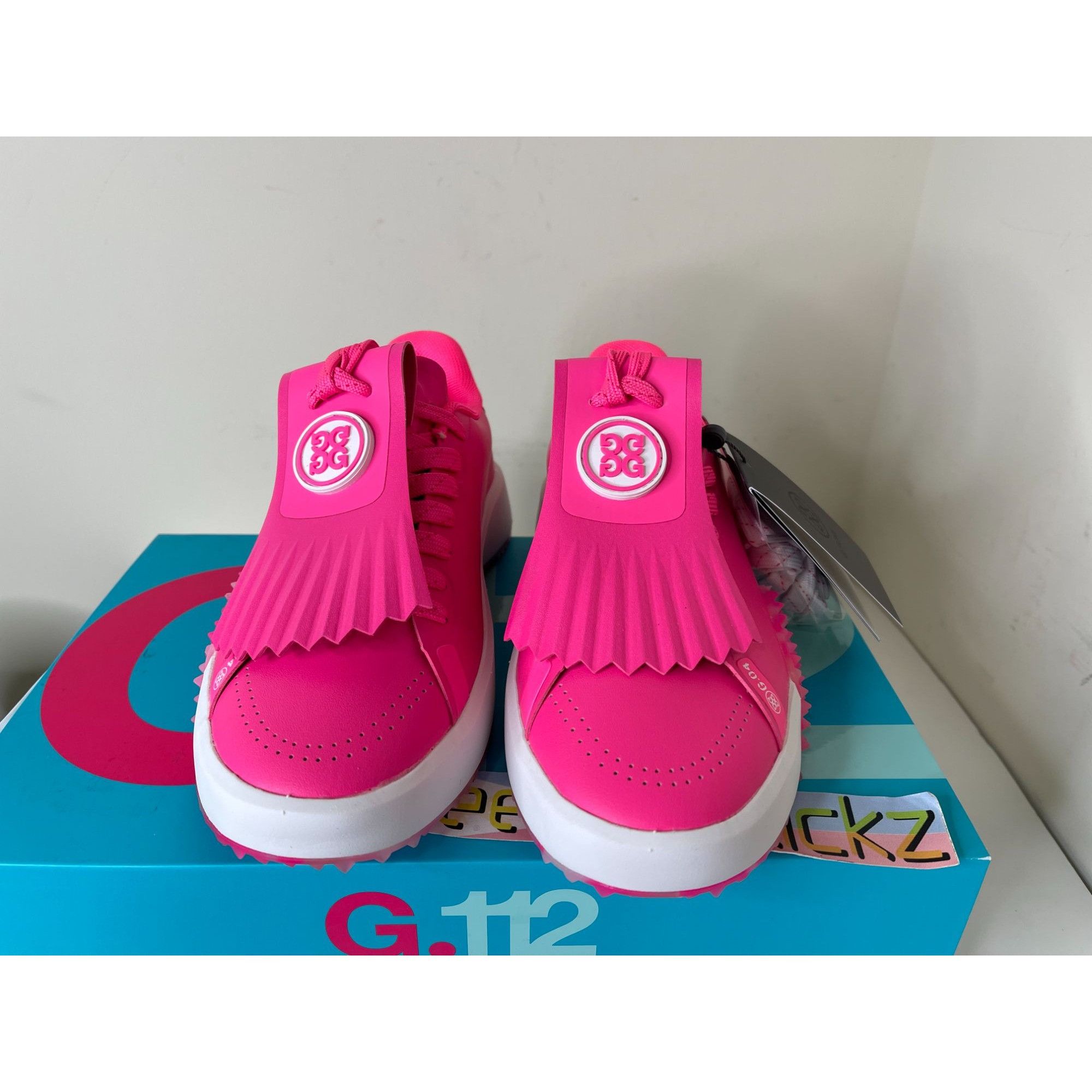 G/FORE G/FORE G.112 KILTIE GOLF SHOES KNOCKOUT PINK WOMENS 7US Size US 7 / IT 37 - 6 Thumbnail