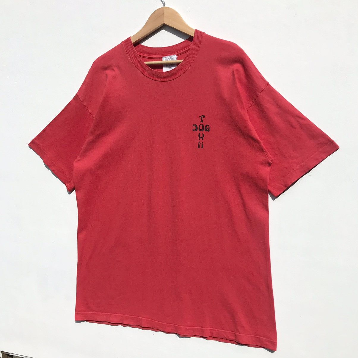 Vintage Vintage 90s Dog Town Flame Shirt Dog Town Skatebording Size US L / EU 52-54 / 3 - 4 Thumbnail