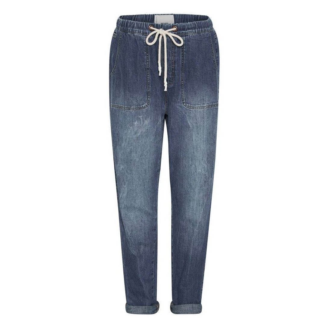 One Teaspoon New One Teaspoon HIGH WAIST SHABBIES DRAWSTRING JEANS $180 Size 26" / US 2 / IT 38 - 1 Thumbnail