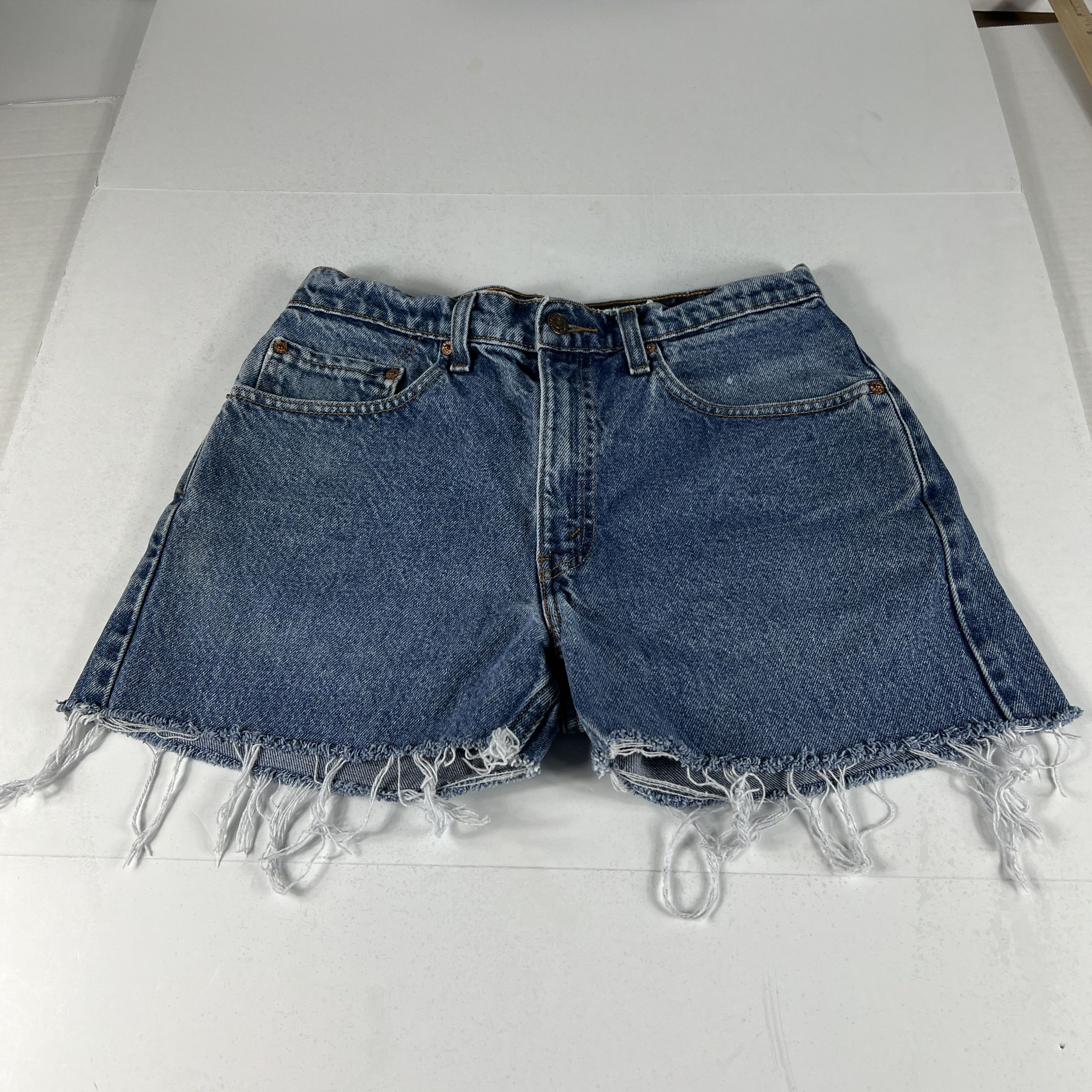 Levi's × Vintage VTG 90s Levi's Jean Shorts 505 Cut Off Frayed Denim Jorts Size US 31 - 1 Thumbnail