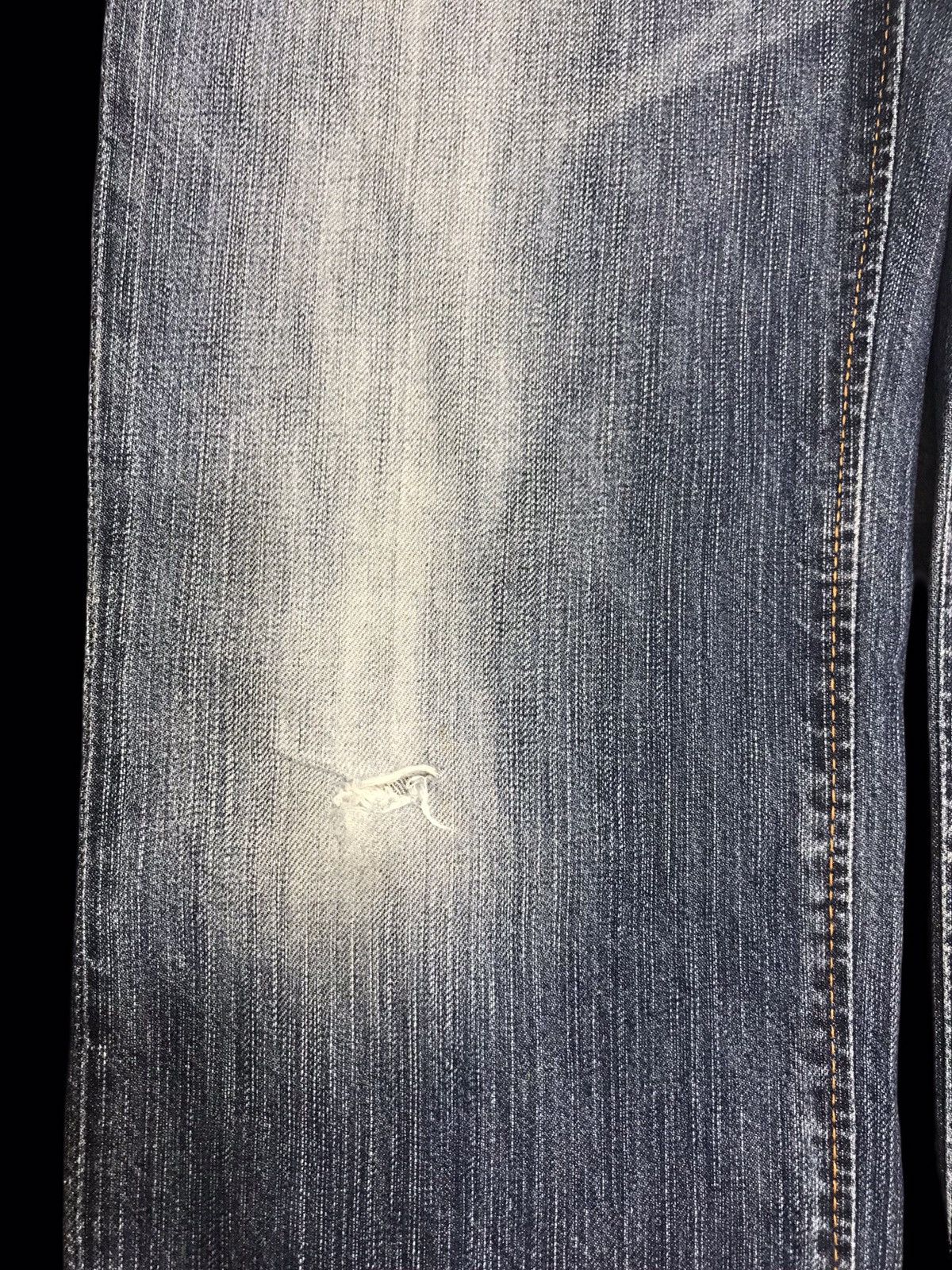 Edwin Gold Rush Edwin Medium Wash Distressed Denim F128 Size US 33 - 6 Thumbnail