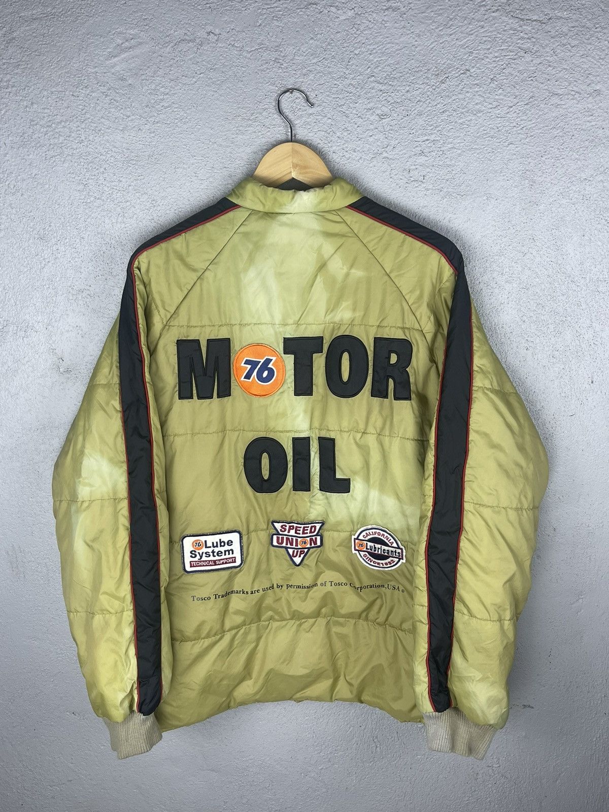 Vintage VINTAGE 76 LUBRICANTS Motor Oil Down Jacket Size US L / EU 52-54 / 3 - 1 Thumbnail