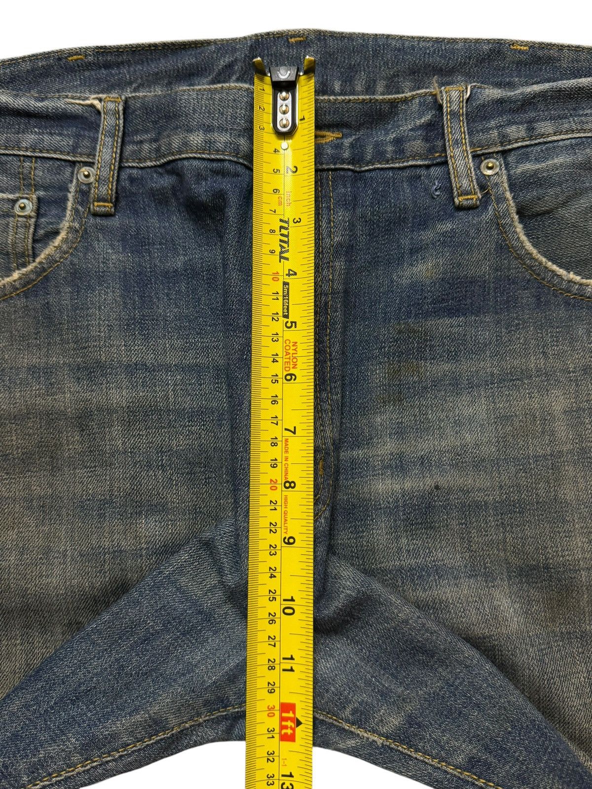 Uniqlo Vintage Y2K Japanese Uniqlo Blue Mud Wash Wide Leg Loose Fit Size US 38 / EU 54 - 11 Thumbnail