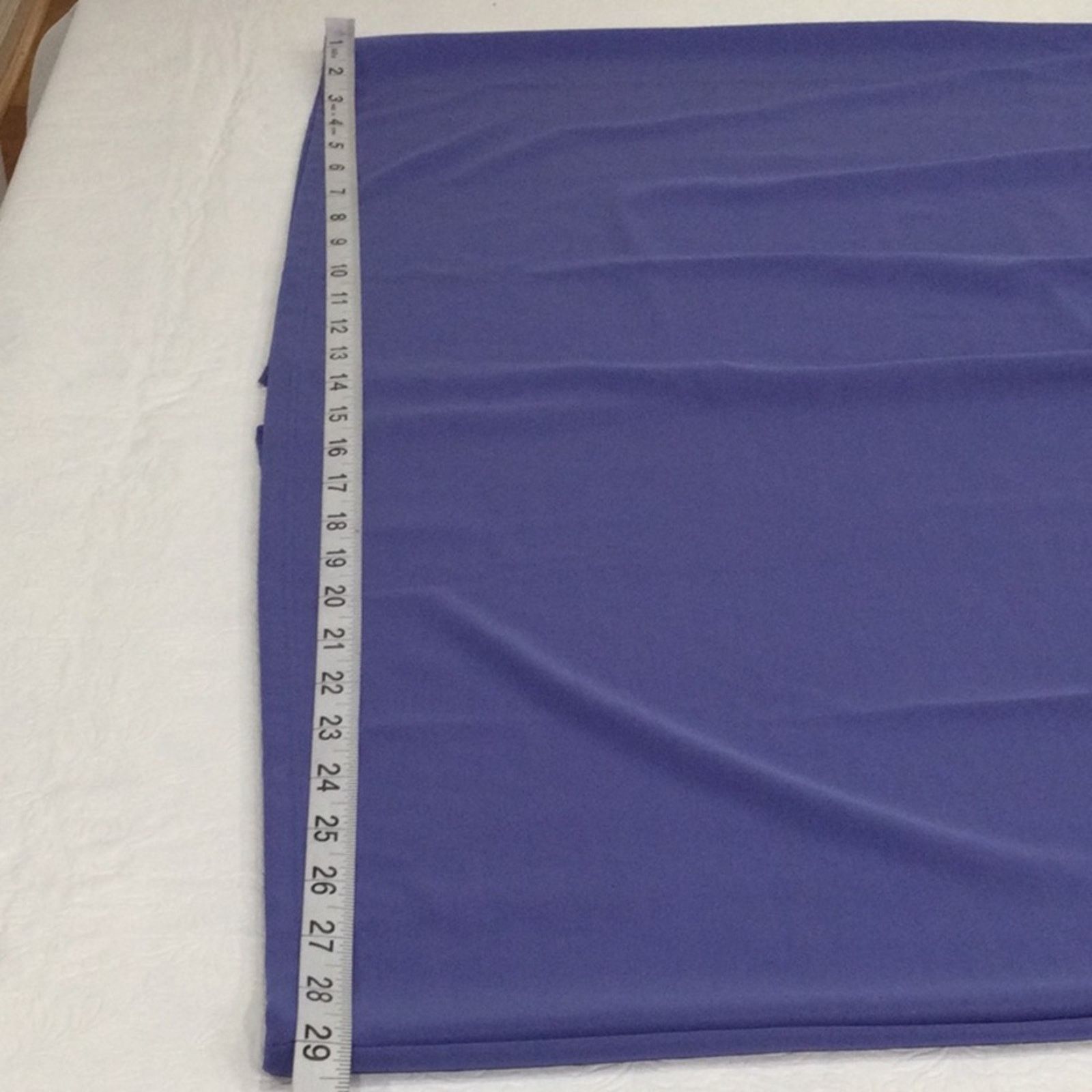 Other Susan Graver Purple Knee Length Split Back Straight Skirt 3X Size 42" / US 20 - 13 Thumbnail