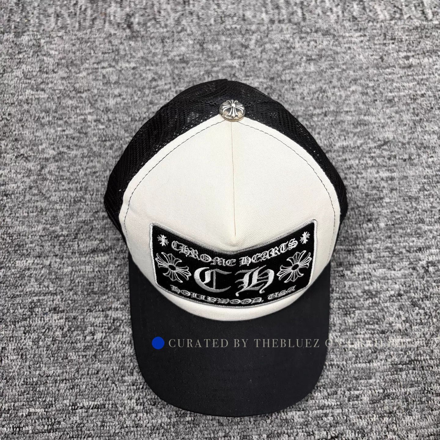 Chrome Hearts Colorblock Sanskrit & Profanity Trucker Hat Size ONE SIZE - 1 Thumbnail