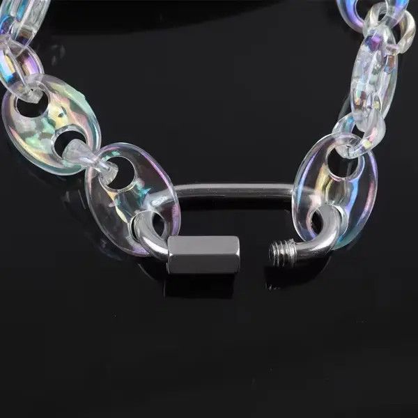 Jewelry Riruuko x Kamon Acrylic Coffee Bean Chain Necklace Size ONE SIZE - 5 Thumbnail