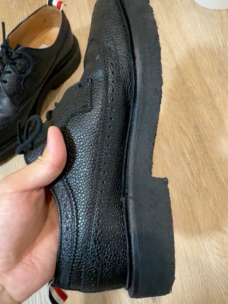 Thom Browne Thom Browne Classic black carved leather shoes Size US 9 / EU 42 - 3 Thumbnail