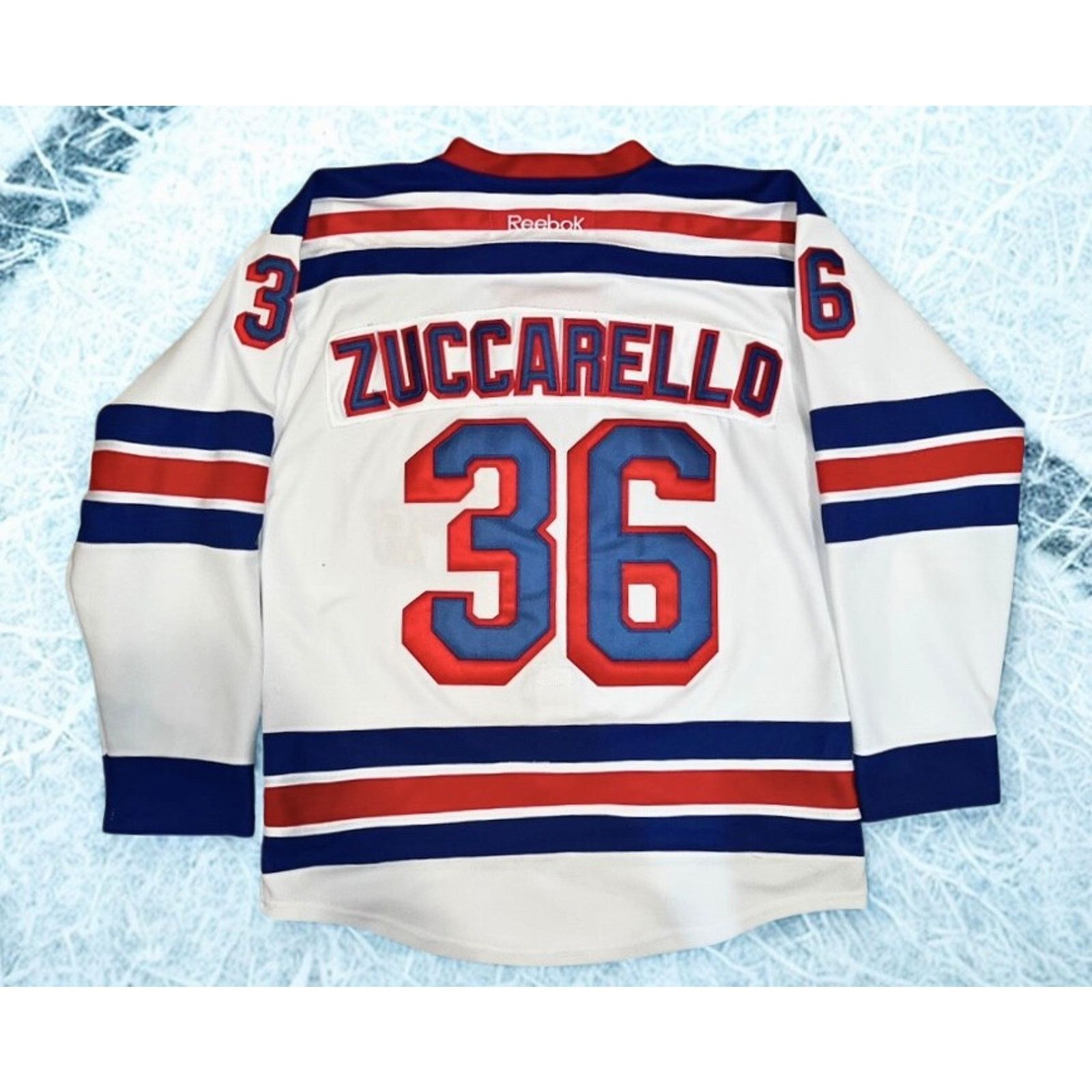 Ccm New York Rangers Mats Zuccarello Reebok CCM NHL Jersey Sz 52 Size US XL / EU 56 / 4 - 3 Thumbnail