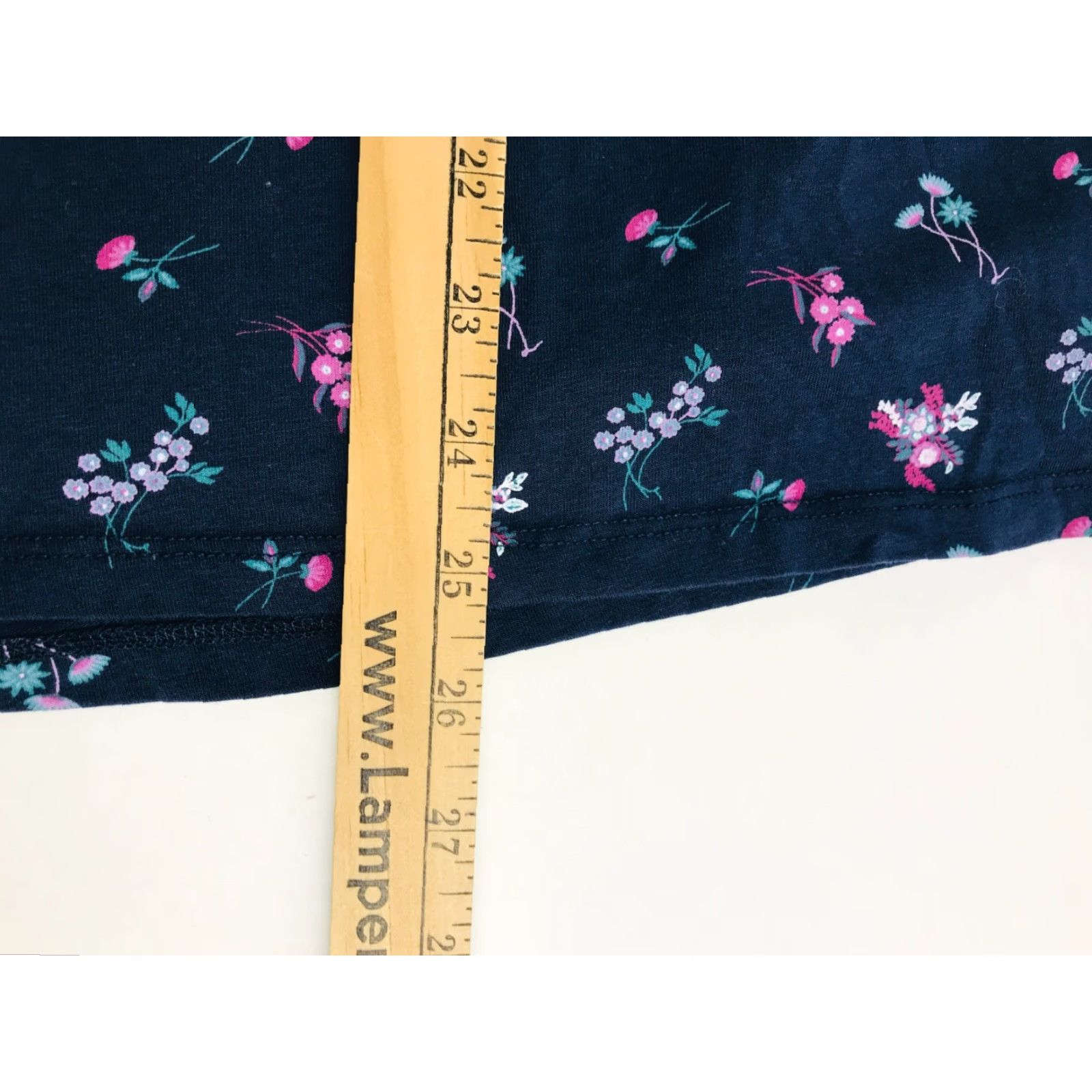Vintage Blue Mountain Shirt Women's Size Medium Navy Blue Floral Long Sleeve Round Neck Size M / US 6-8 / IT 42-44 - 4 Thumbnail