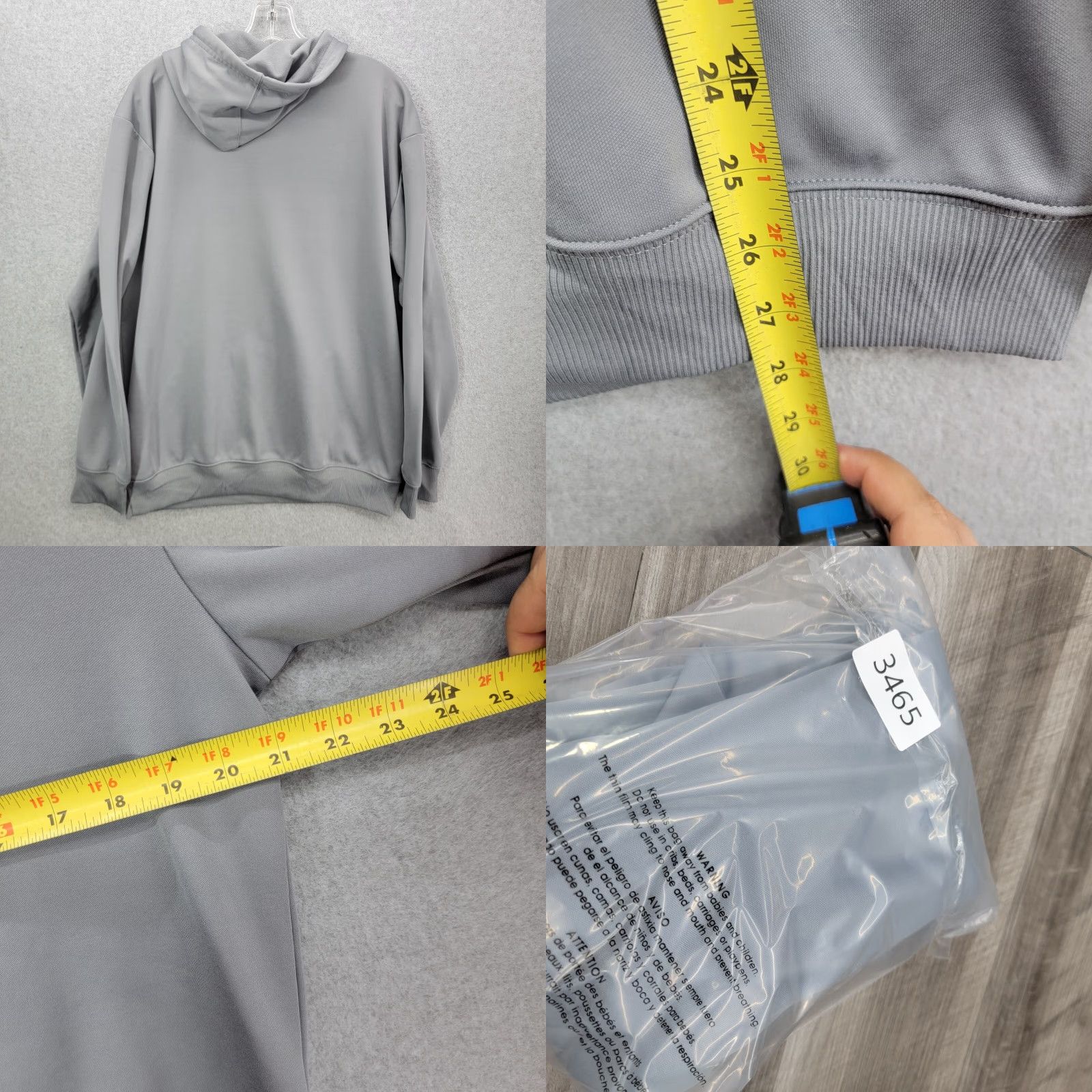 Adidas Adidas Hoodie Men Medium Orange Logo Grey Pullover Workout Preppy Gym Size US M / EU 48-50 / 2 - 8 Thumbnail