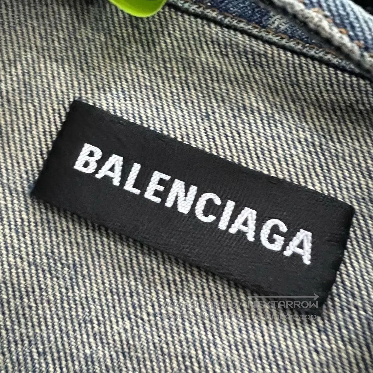 Balenciaga balenciaga logo embroidered denim jacket. Size US L / EU 52-54 / 3 - 3 Thumbnail