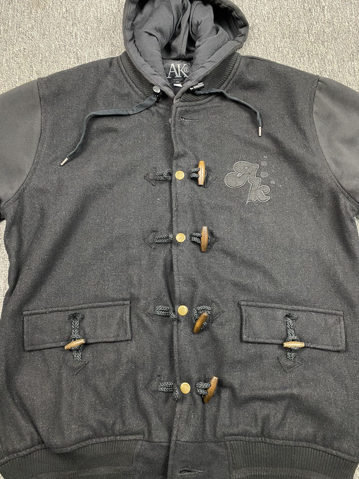 Akomplice × Japanese Brand Akomplice Wool Toggle Varsity Jacket Size US XL / EU 56 / 4 - 14 Thumbnail