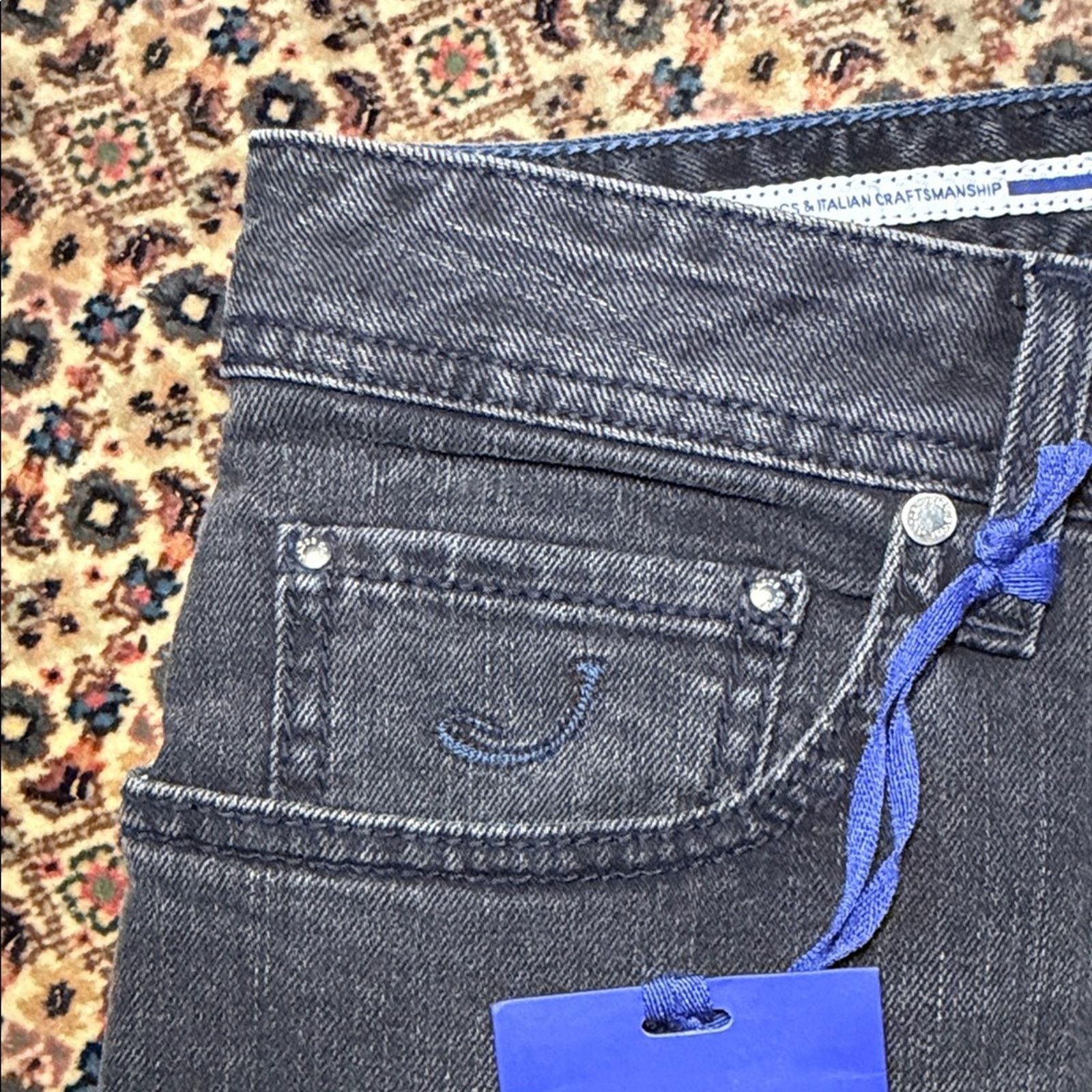 Jacob Cohen Jacob Cohen Dark Gray Bard Men's Jeans Size 30 Size US 30 / EU 46 - 3 Thumbnail