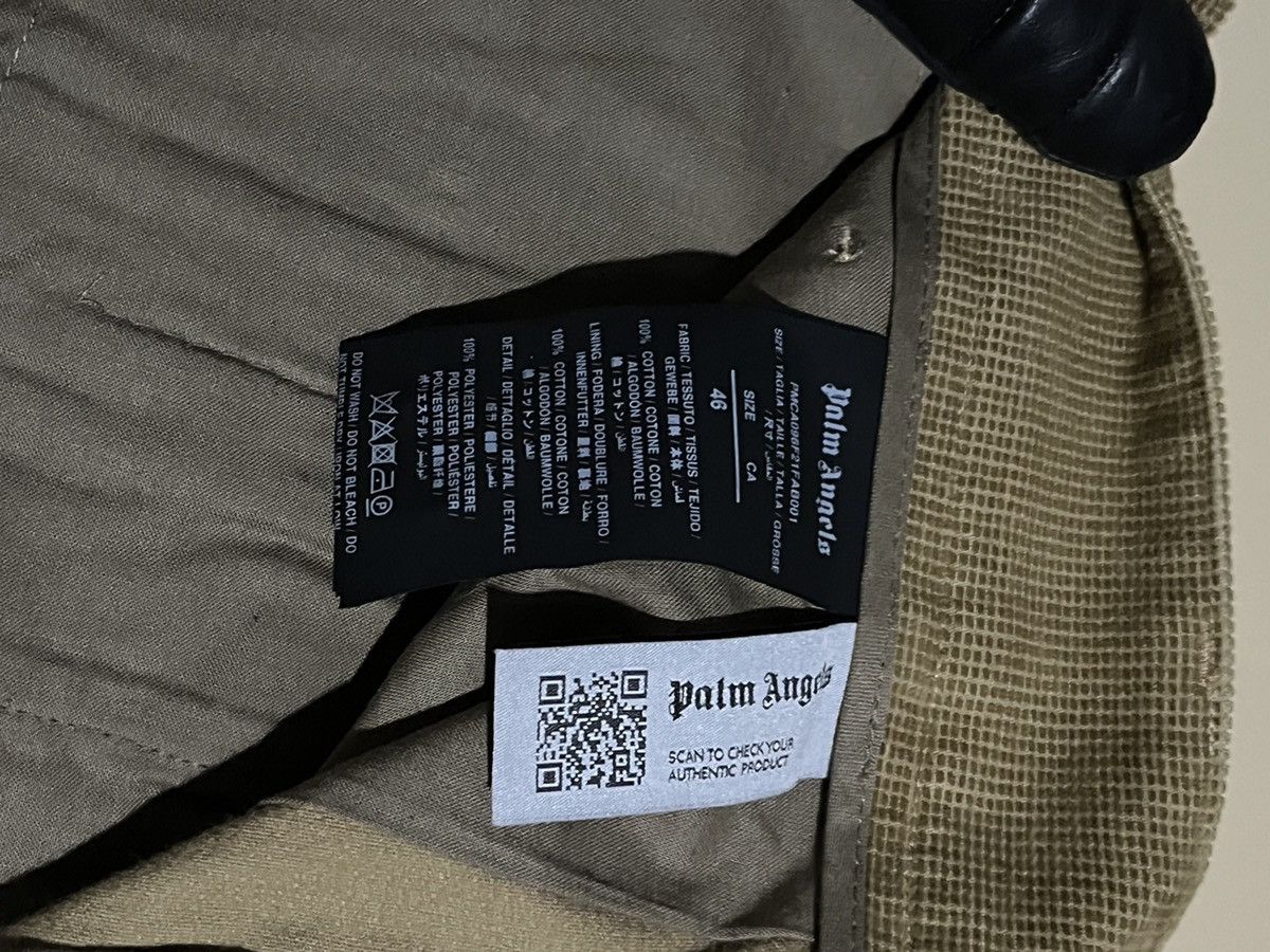 Palm Angels Palm Angels Micro Waffle Khaki Pants - 30W Size US 30 / EU 46 - 4 Thumbnail