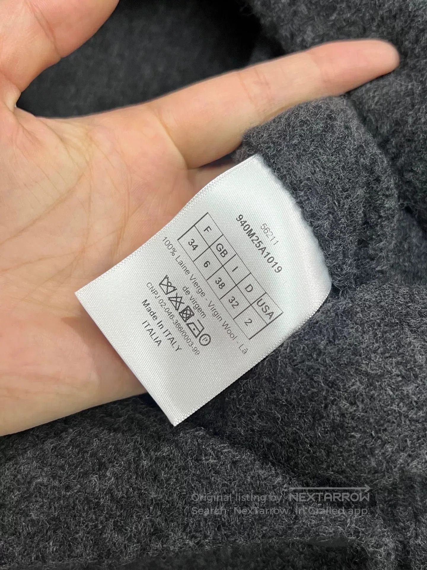 Dior Dior Wool Coat. Size XXS / US 00 / IT 34 - 4 Thumbnail