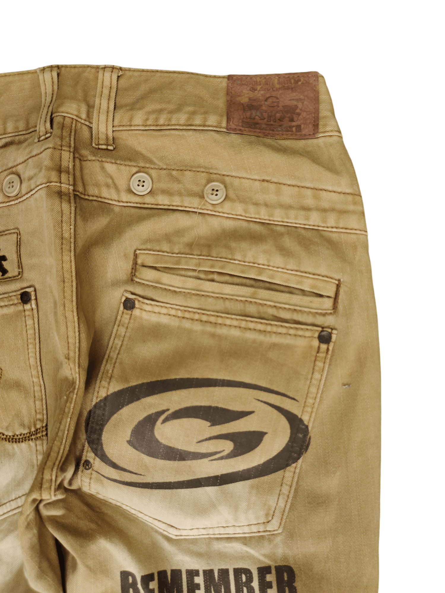 Hysteric Glamour Gotcha Patches Distress Faded Denim Pants Size US 32 / EU 48 - 12 Thumbnail