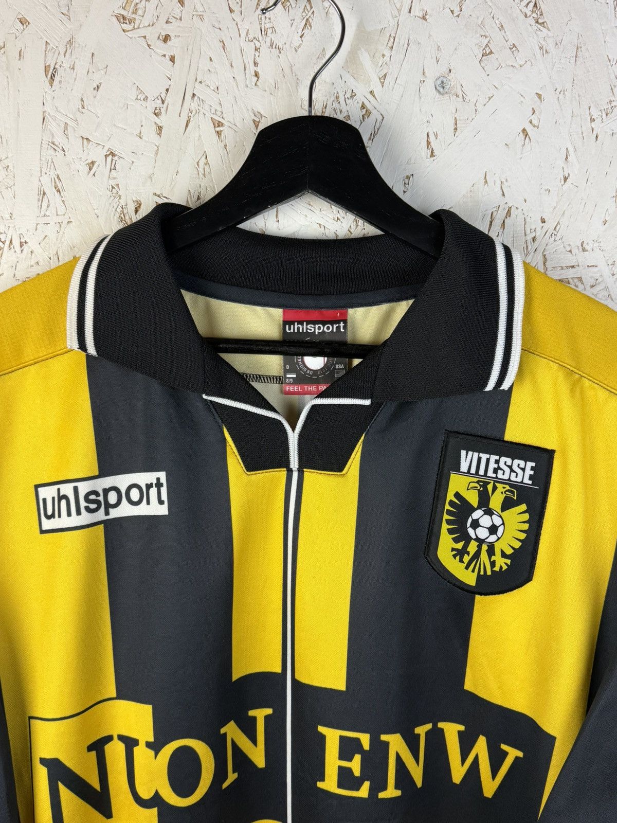 Vintage 90s Uhlsport Vitesse 1999/00 Home Kit Soccer Jersey XL Size US XL / EU 56 / 4 - 2 Thumbnail