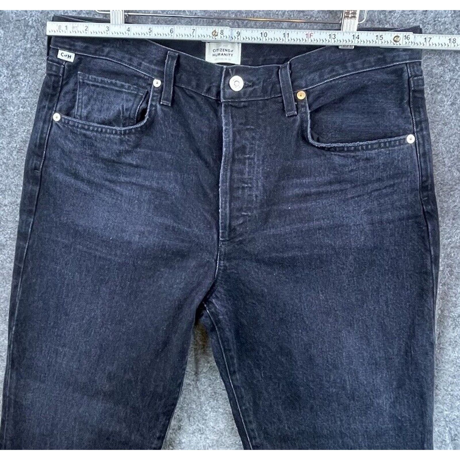 Citizens Of Humanity Citizens Humanity Jeans Womens 30 Black Emery Crop Straight Size 30" / US 8 / IT 44 - 7 Thumbnail