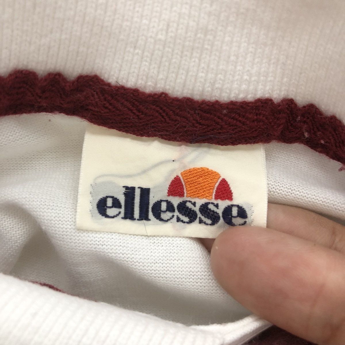 Ellesse × Vintage Vintage 90s ELESSE Tennis Collar Shirt Sportswear Size US L / EU 52-54 / 3 - 4 Thumbnail