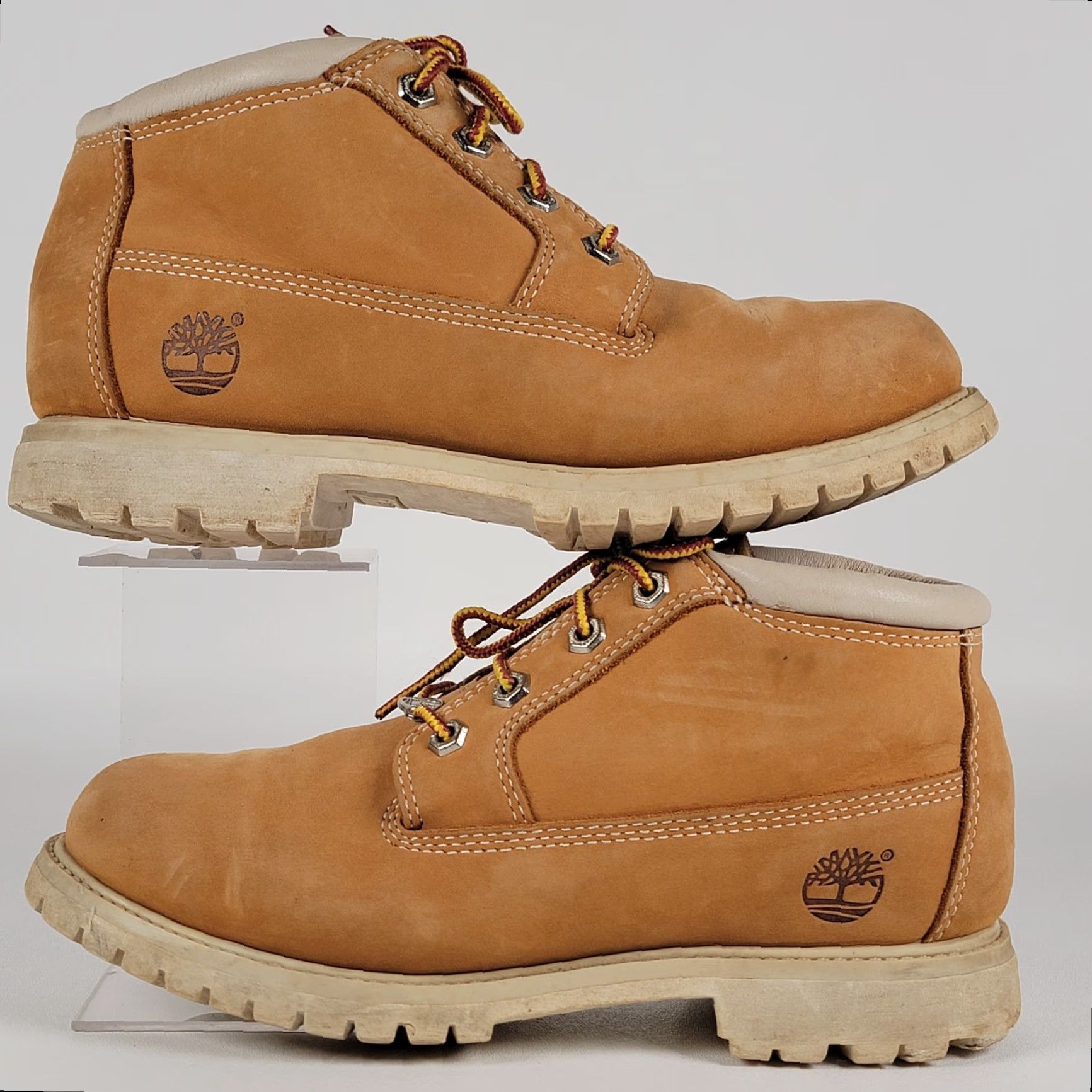 Timberland TIMBERLAND Nellie Waterproof Wheat Chukka Boots Women's 8M Casual Leather Lace Up Boots Size US 8 / IT 38 - 5 Thumbnail