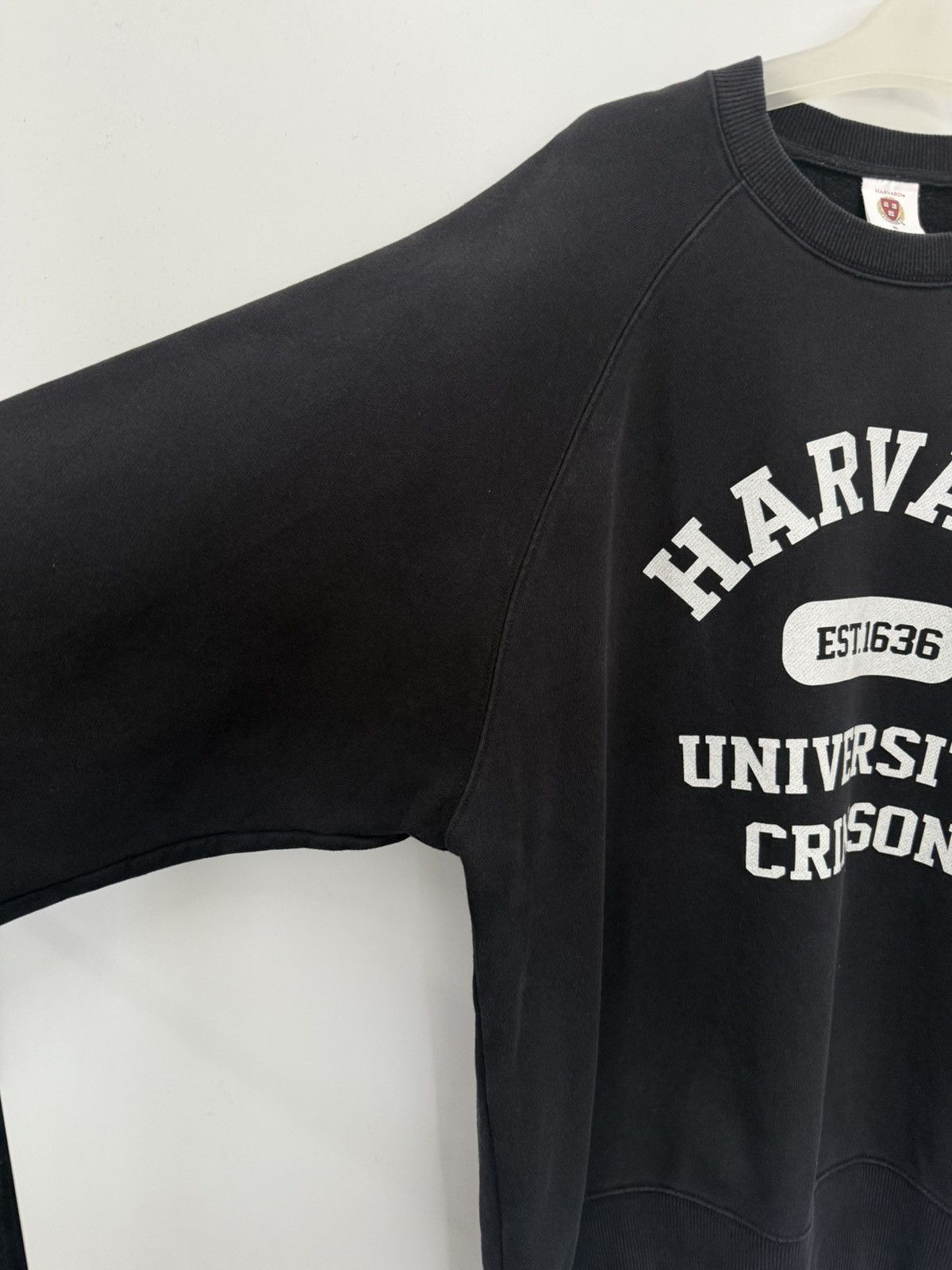 Public School 🔥 GU Y2K Harvard University Raglen Sleeves Sweatshirt - XL Size US XL / EU 56 / 4 - 5 Thumbnail