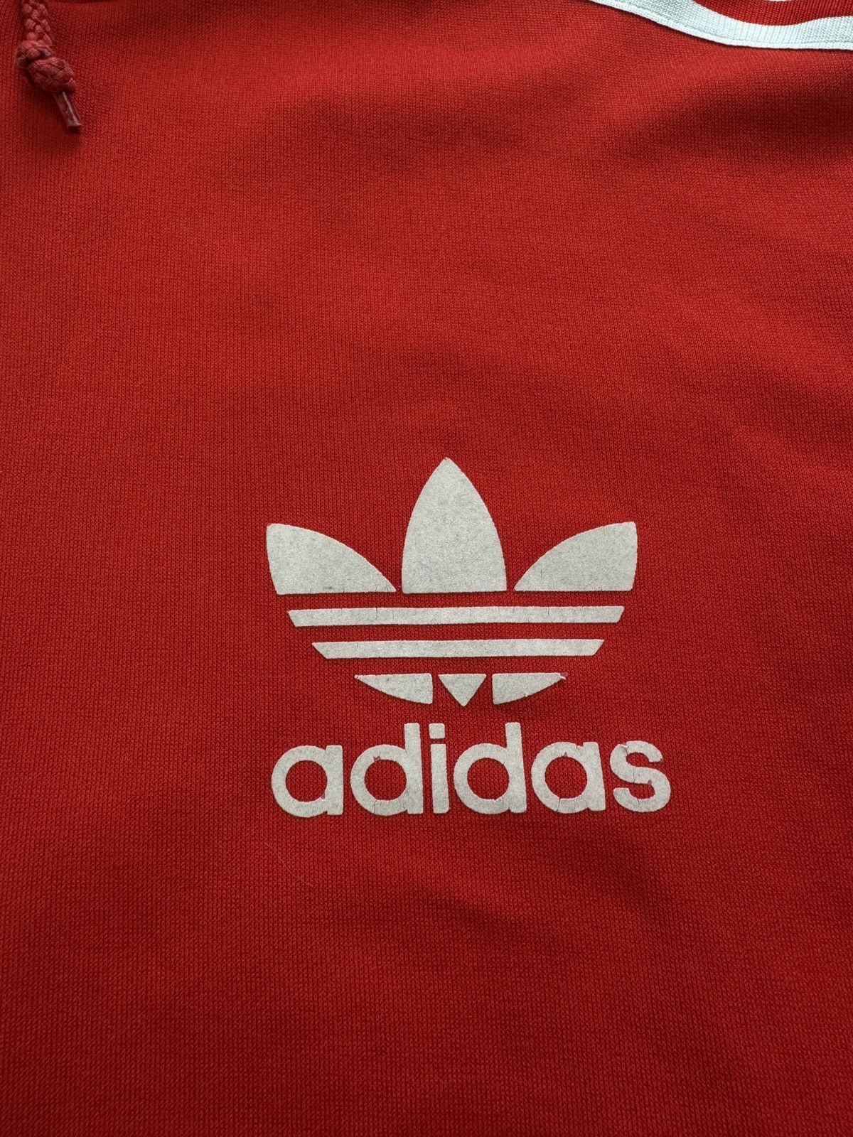 Adidas × Vintage Adidas 3 Stripes zip boxy vintage rap skate y2k logo rare Size US L / EU 52-54 / 3 - 6 Thumbnail