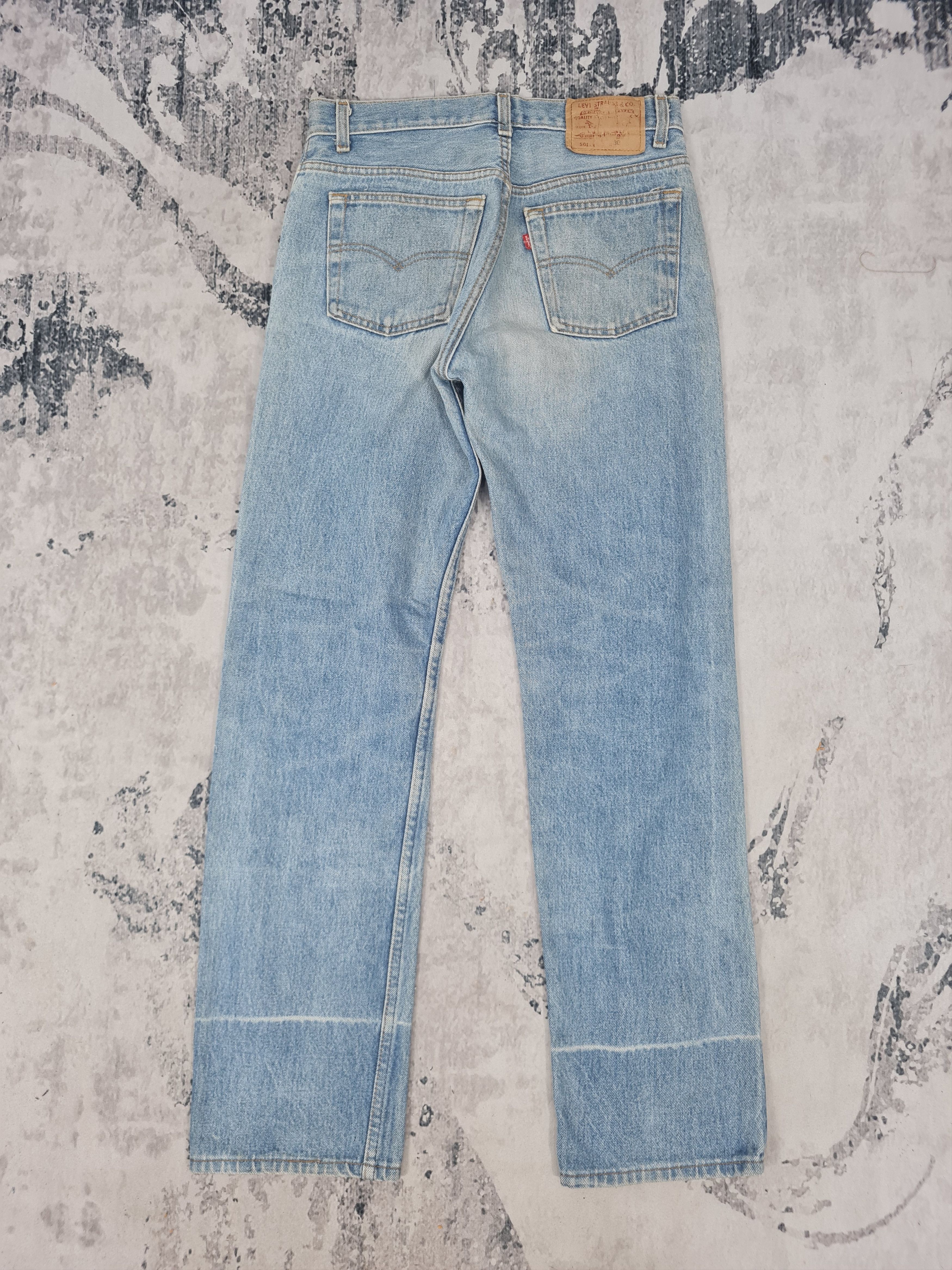 Image of Levis Vintage Clothing x Made In USA VTG 80's Levis 501 Xx Light Blue Faded Jean L0396 Size 30X30