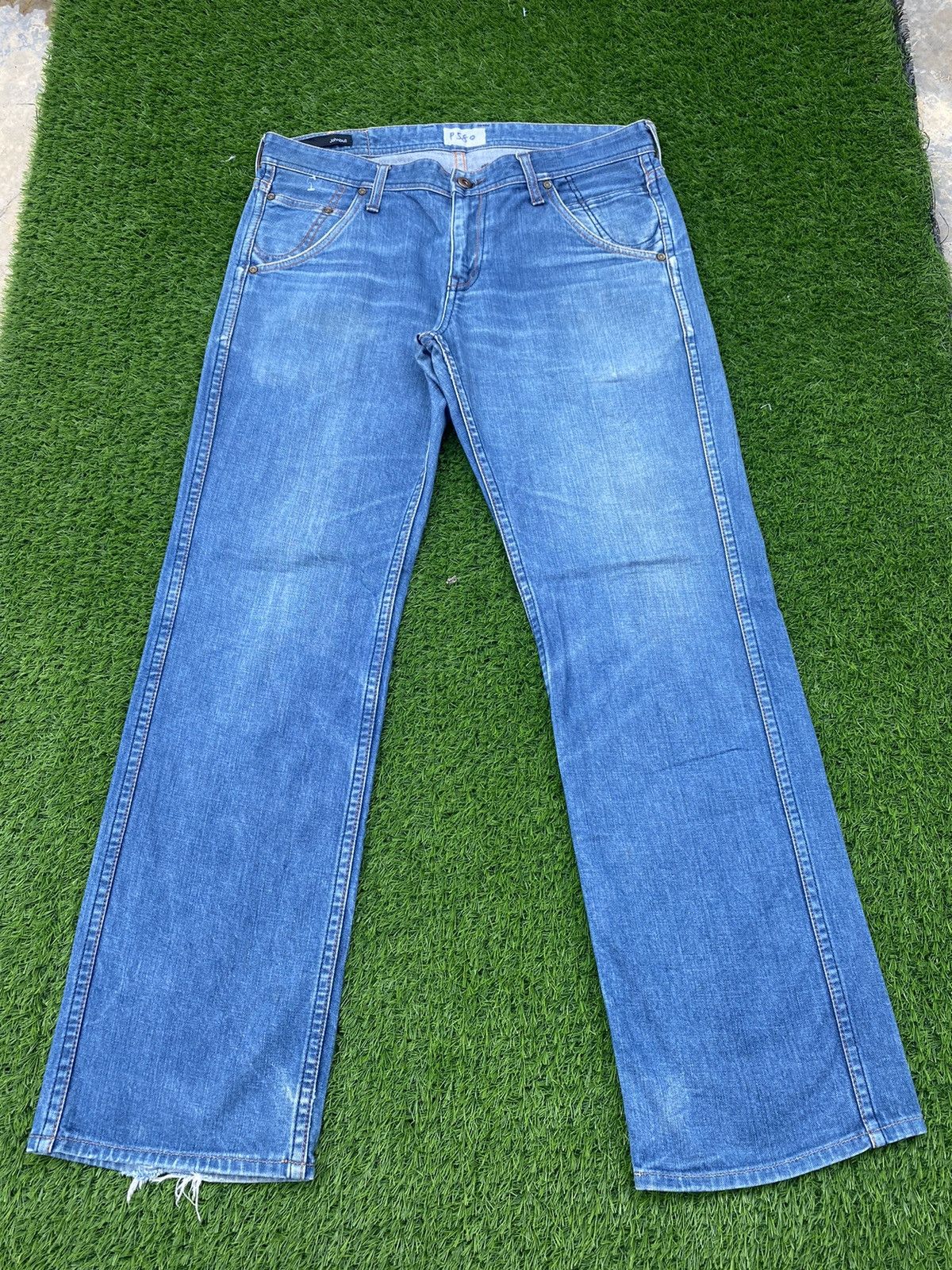 Johnbull JohnBull Japan Blue Denim Pant Size US 35 - 1 Thumbnail