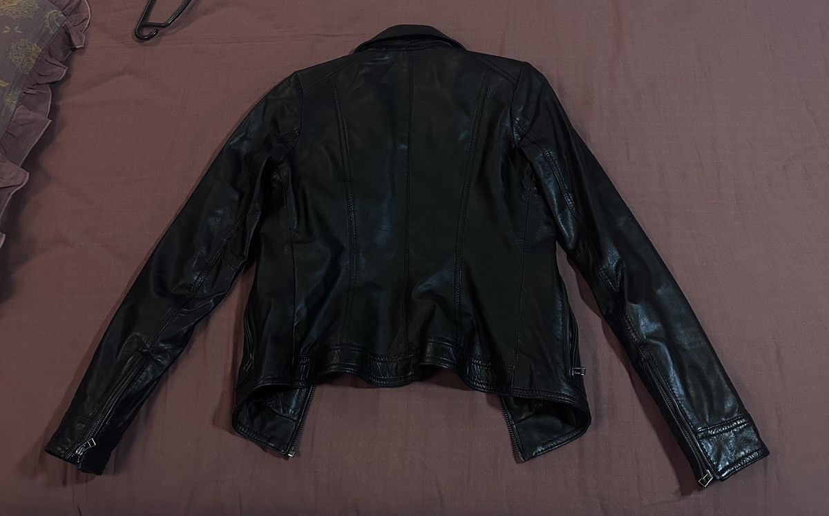 Danier DANIER Women's Black Leather Jacket Size XXS / US 00 / IT 34 - 2 Thumbnail