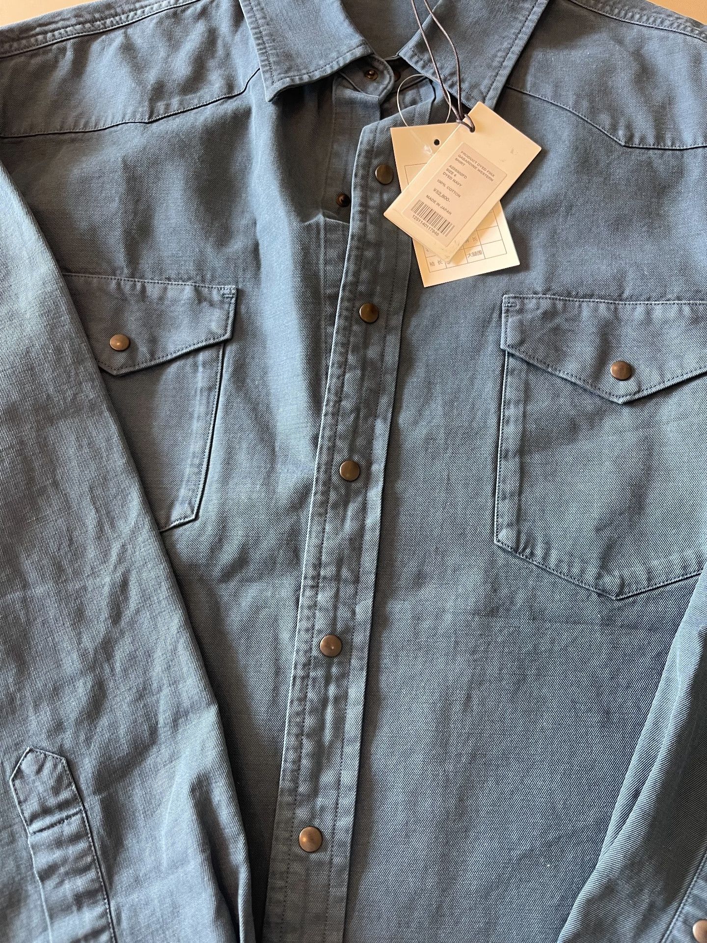 Auralee Auralee Product Dyed Western Shirt Size US XL / EU 56 / 4 - 3 Thumbnail
