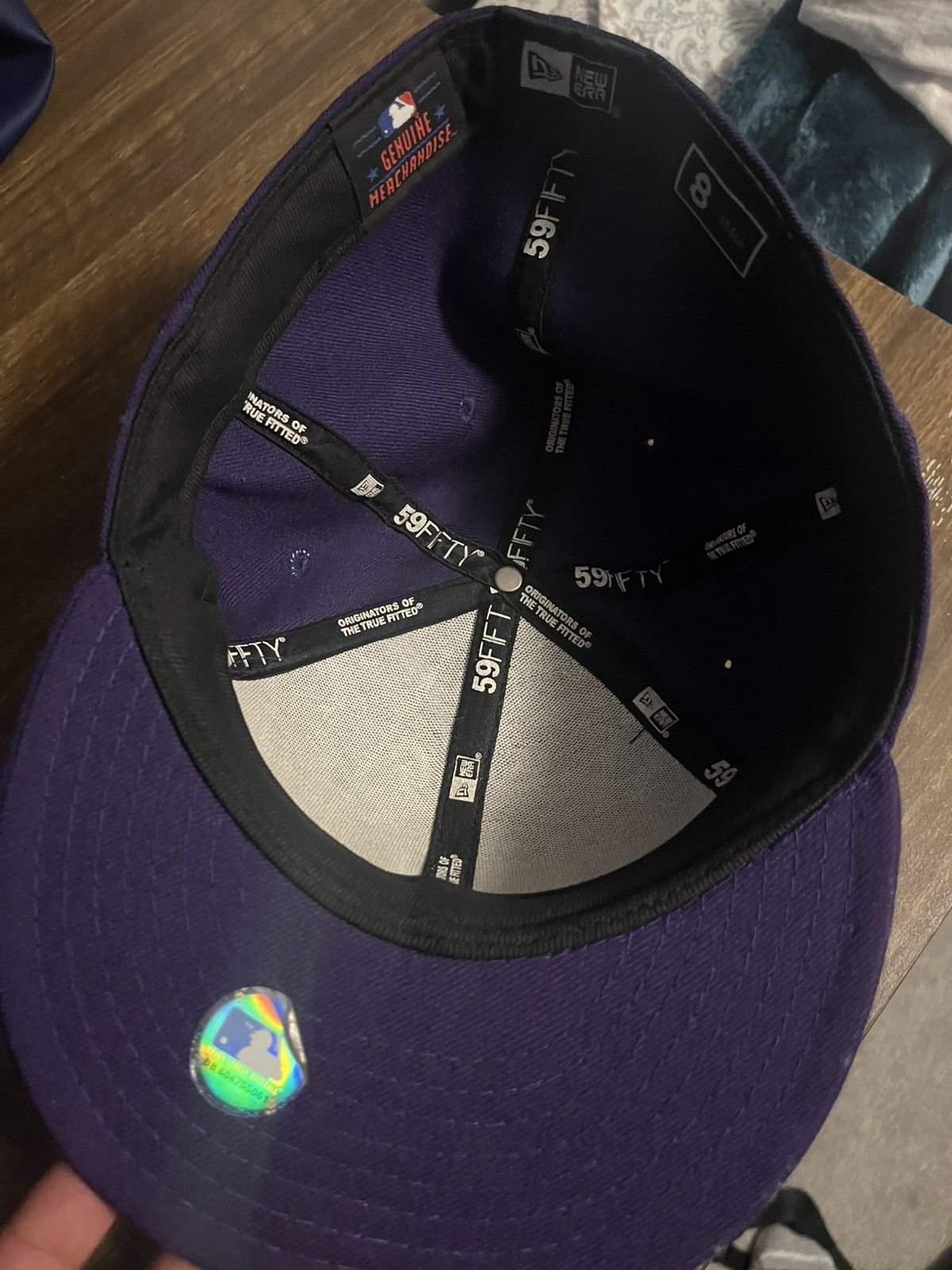 New Era × Supreme NY purple hat Size ONE SIZE - 2 Thumbnail