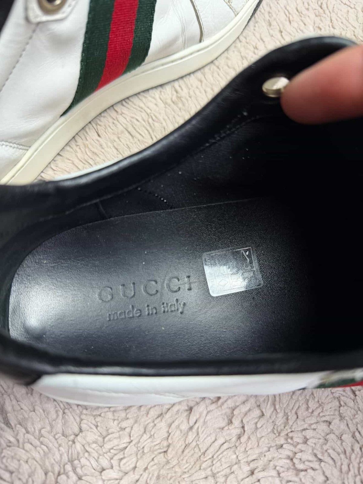 Gucci Gucci Coda 283115 White Leather Men’s Sz 10 Fashion Sneakers Size US 10 / EU 43 - 7 Thumbnail