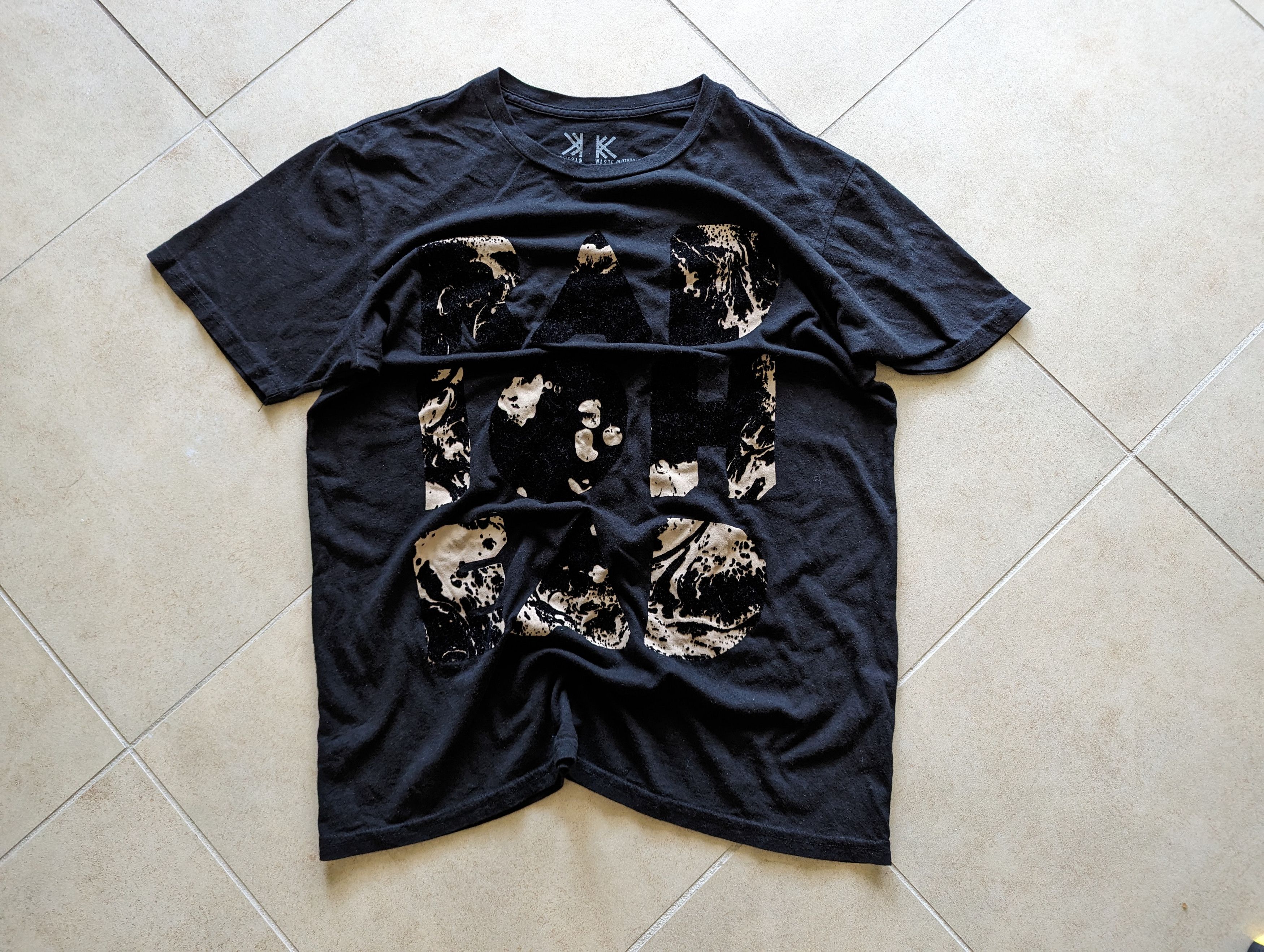image of Band Tees Radiohead 2017 Us Tour Tee W.a.s.t.e in Black, Men's (Size Medium)