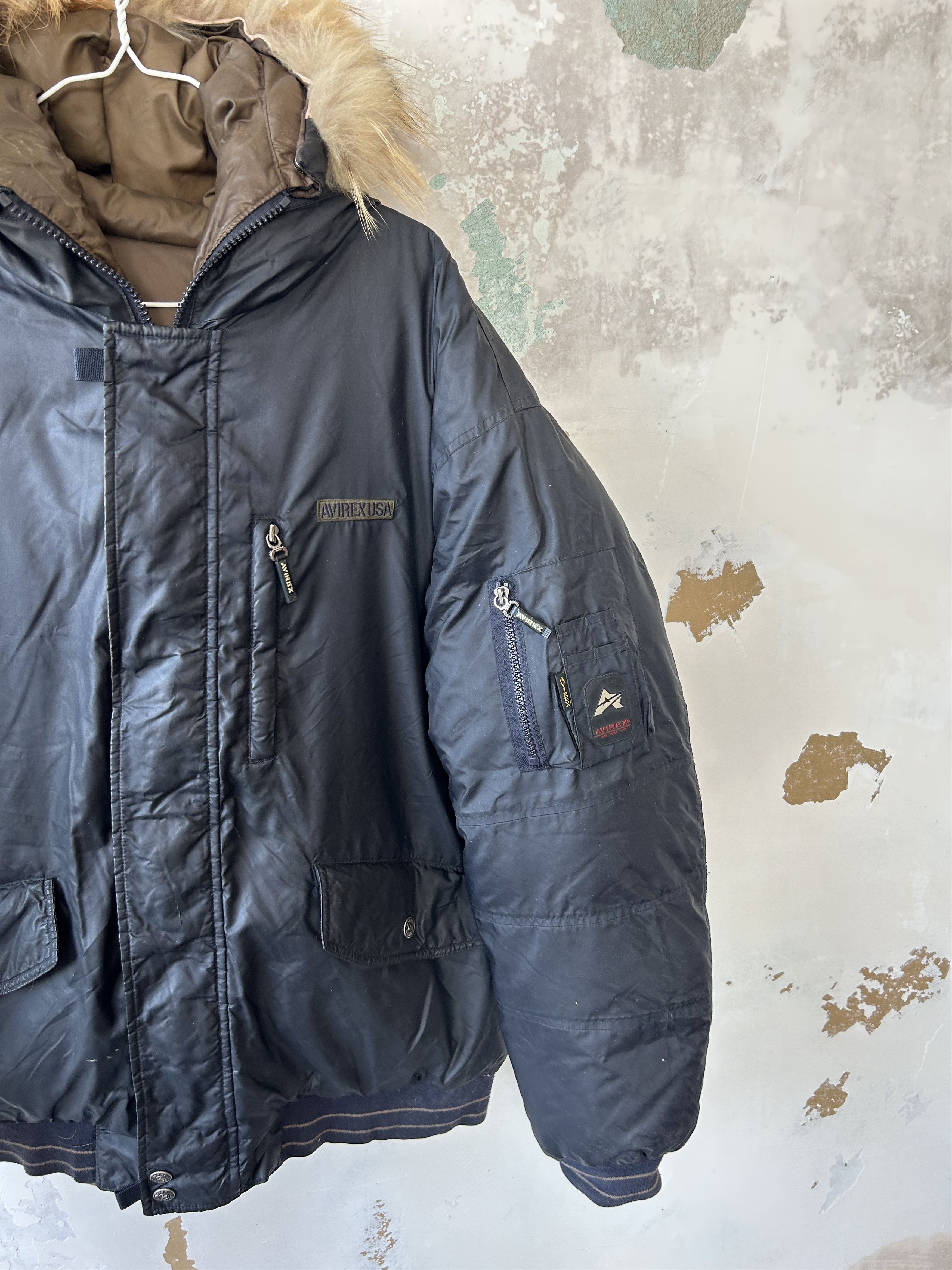 Avirex AVIREX Vintage DOWN JACKET Size US XL / EU 56 / 4 - 2 Thumbnail
