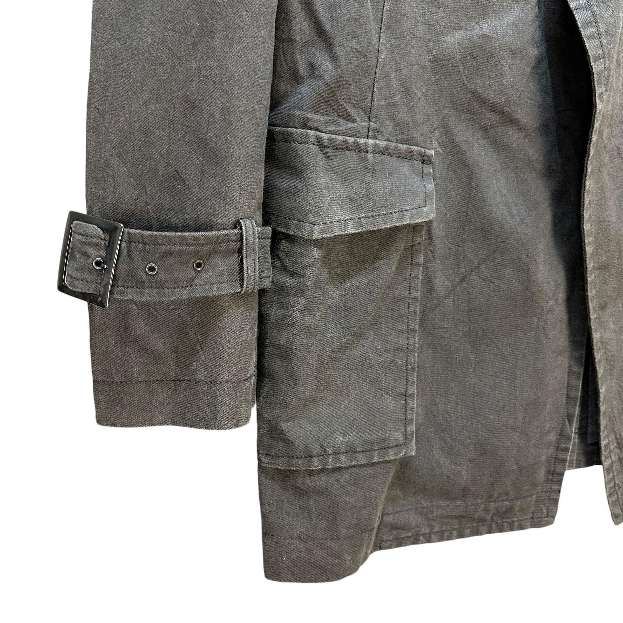 Y's Y's Single Button Trench Coat Jacket Avant Garde #A51-1184 Size US L / EU 52-54 / 3 - 4 Thumbnail