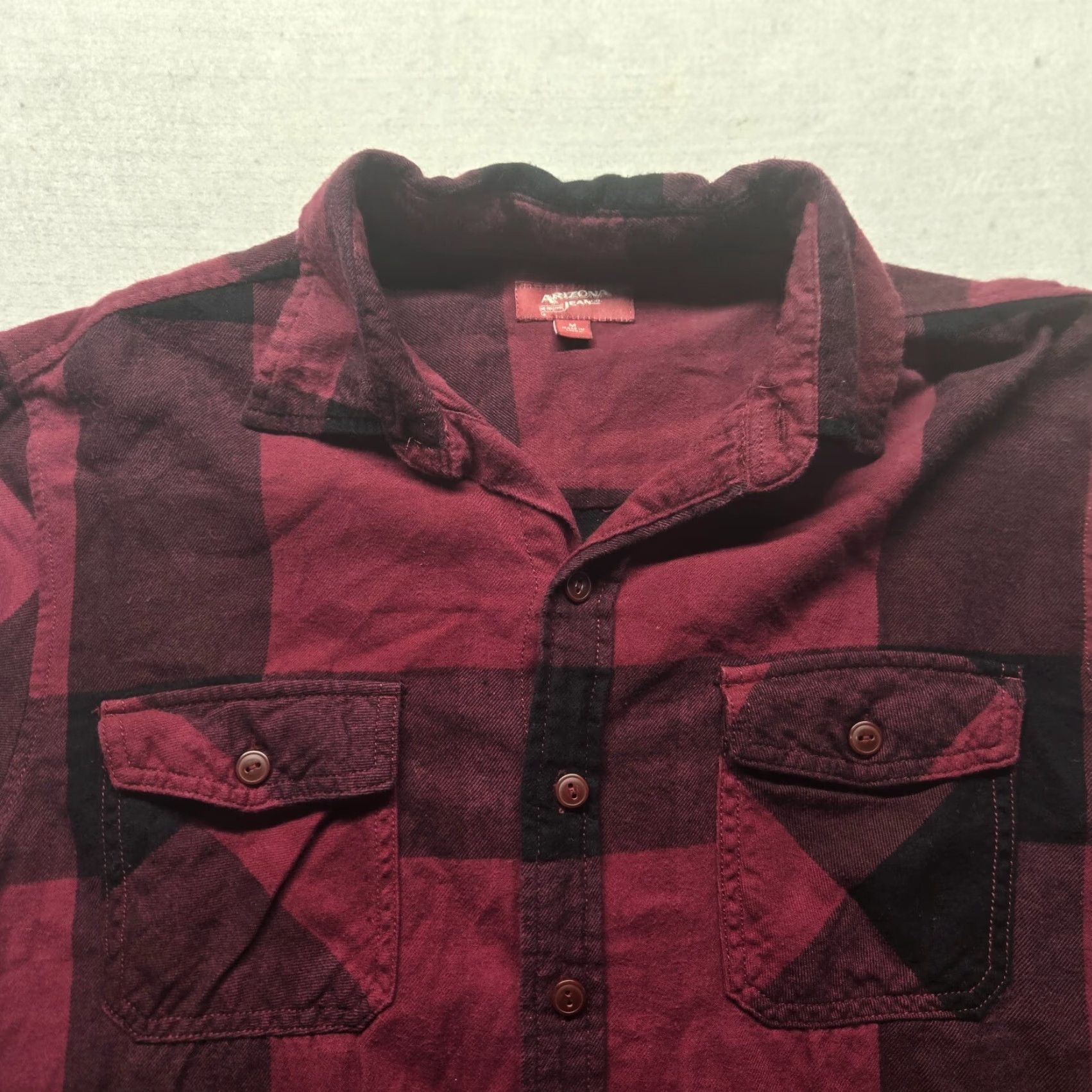 Vintage Arizona Jeans Shirt Women L Red Plaid Button-Up Long Sleeve Casual Size L / US 10 / IT 46 - 2 Thumbnail